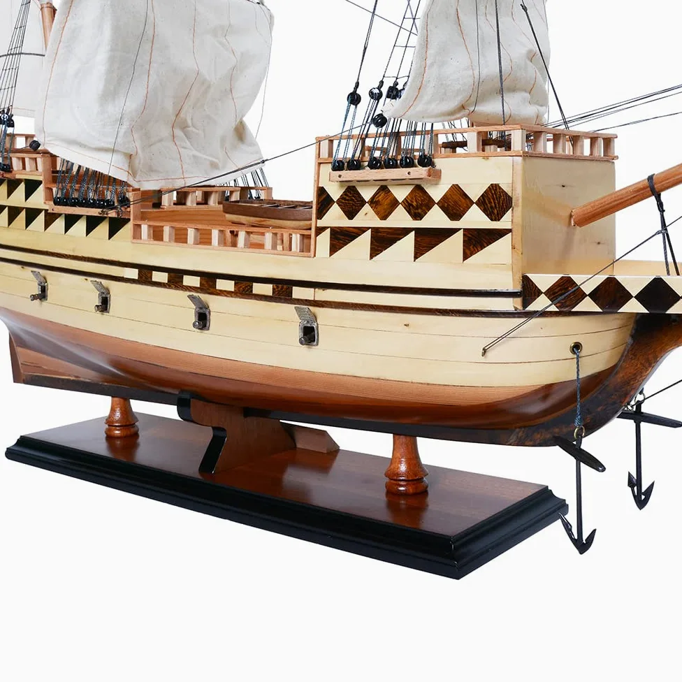 Old Modern Handicrafts Modello di Nave Mayflower Completamente Assemblato - Modello di Nave di Qualità Museale - 31,0L x 8,5P x 25,0A Pollici