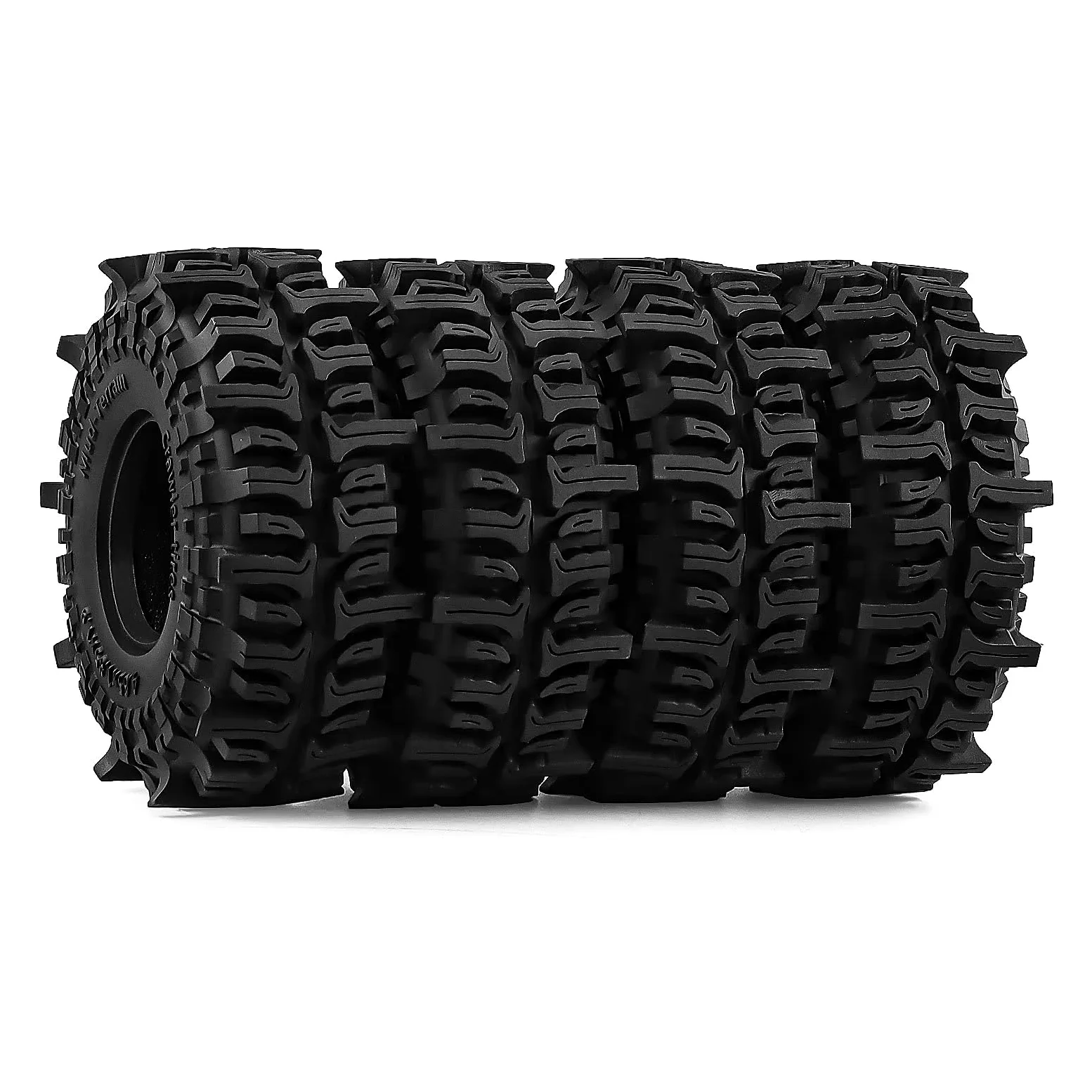 Per Axial Per SCX10 Per Traxxas Per TRX4 CrossRC Per Enduro Per Redcat Per WPL D90 1/10 RC Parti Automobili 1.9 Pollici 118mm Fango Pneumatici Fuoristrada Ricambi Modellini RC
