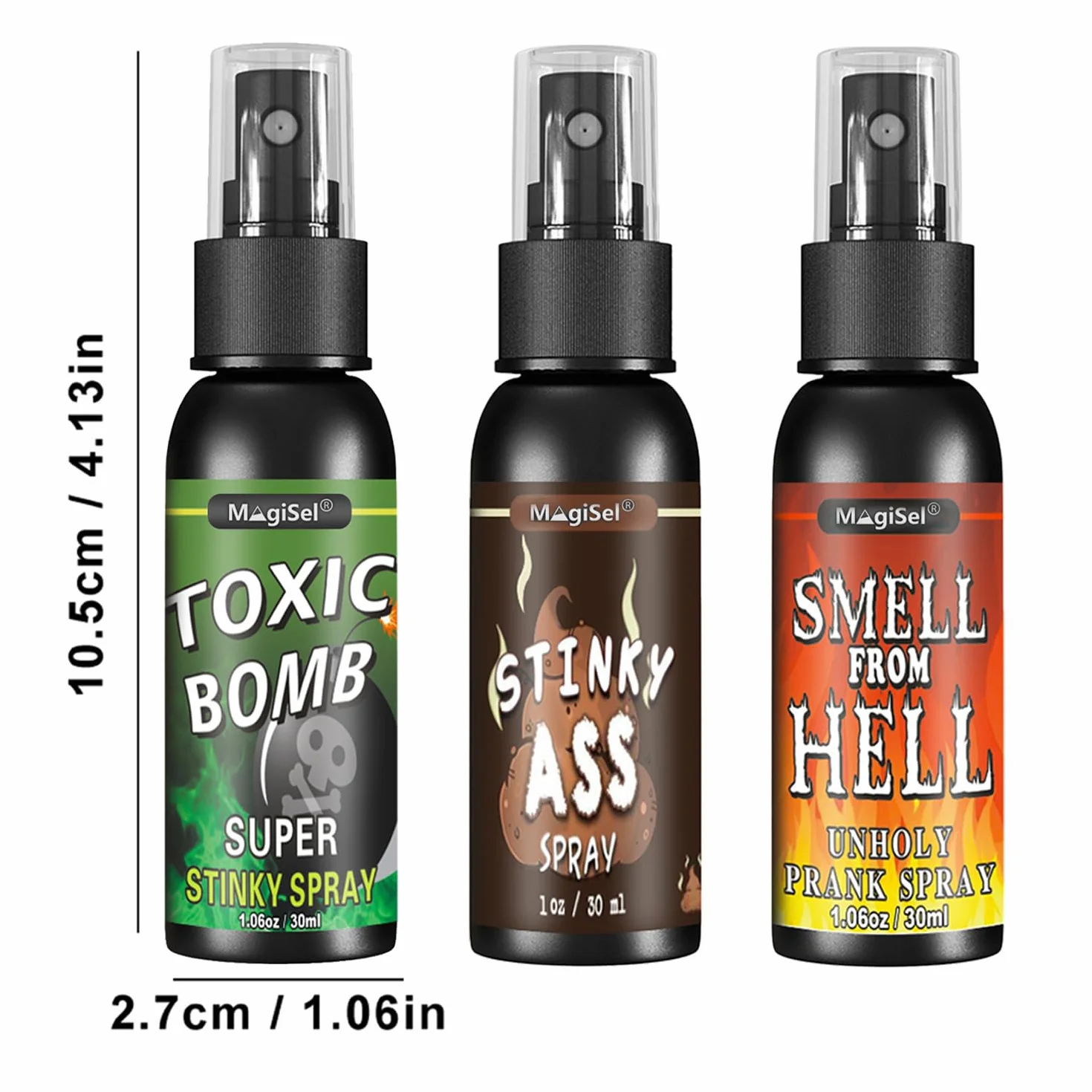Scoreggia Liquido,Spray Puzzolente Liquido,Liquido Farta Spray,Farta Puzzolente Spray,Liquido Scoreggia Odore,Spray Scoreggia Liquido, Roba di Cacca Scherzosa Non Tossica, Bomba, 3PCS