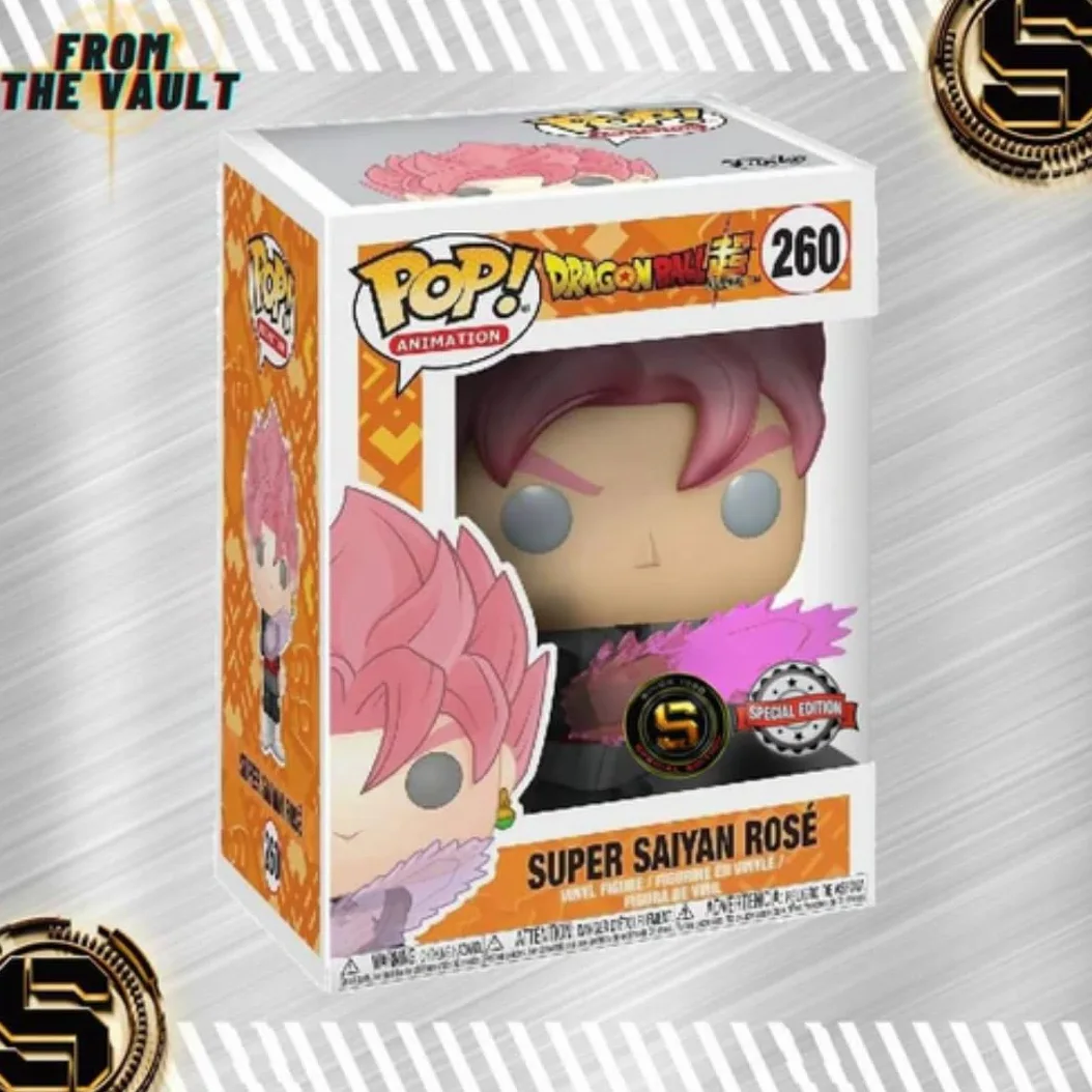Funko 13922 Dragonball Pop Vinyl Figure 260 Super Saiyan Rose Goku Black Limited Edition, 9 cm