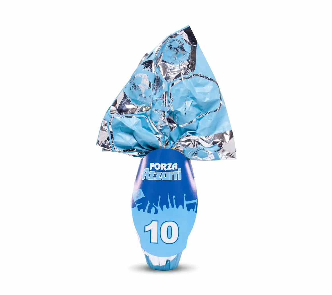 UOVA DI PASQUA DA 150gr + PALLONE DA CALCIO MIS. N.5 + OROLOGIO CIUKO - FORZA AZZURRI