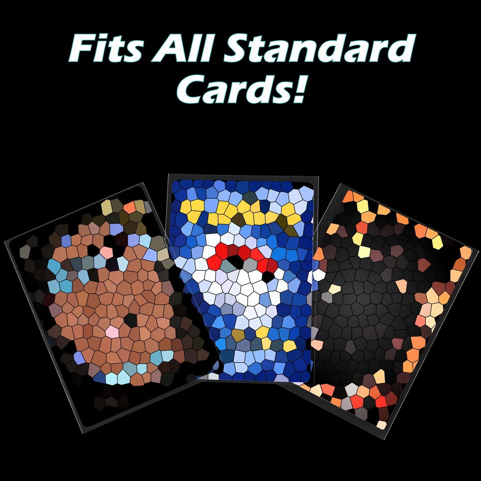 300 Bustine Carte, Bustine Protettive 66 * 91mm Card Sleeves Compatible con Varie Carte da Collezione, Alta Trasparenza, Dimensioni Standard