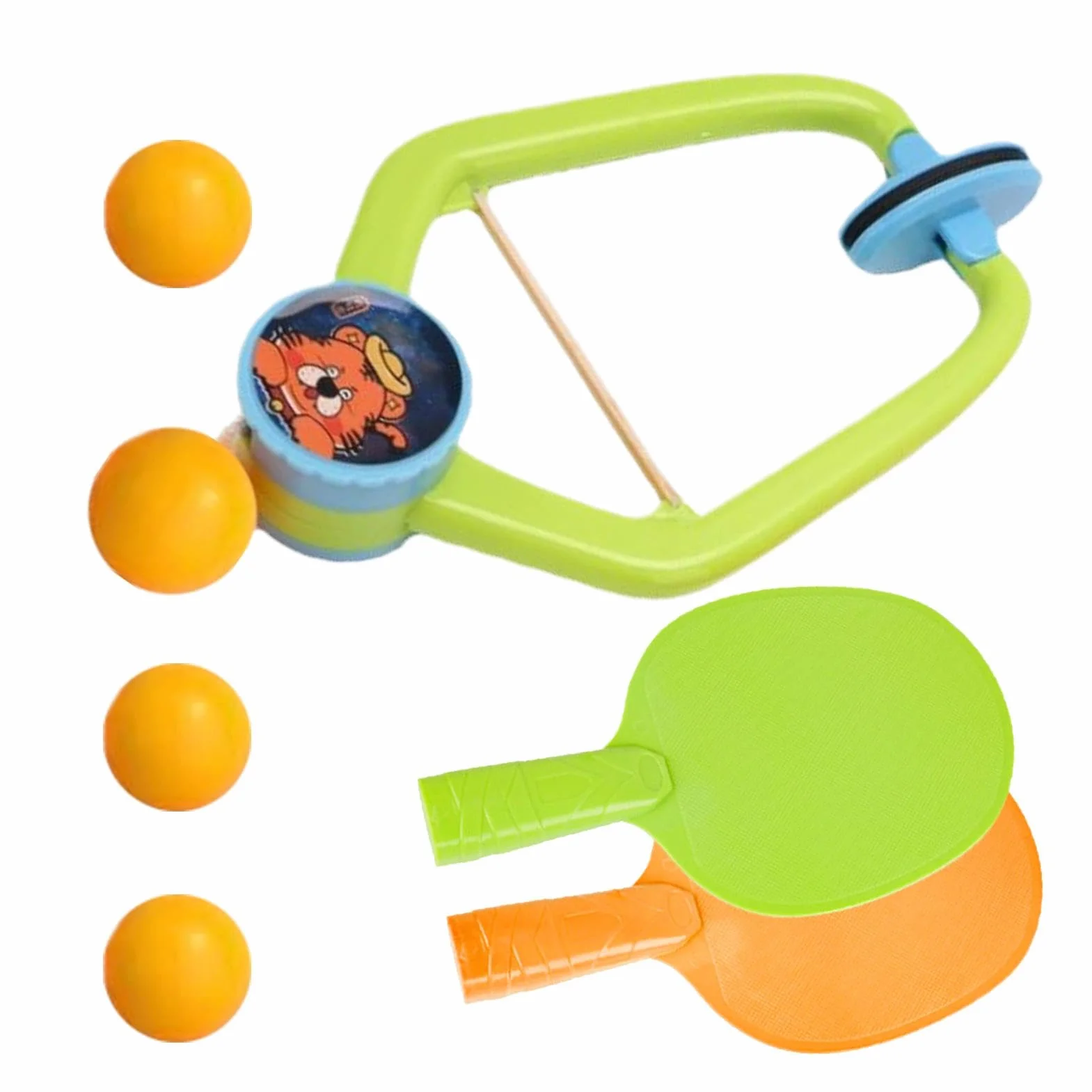 Indoor Table Tennis Trainer Portable Adjustable Doorway Design for Kids Boys Girls