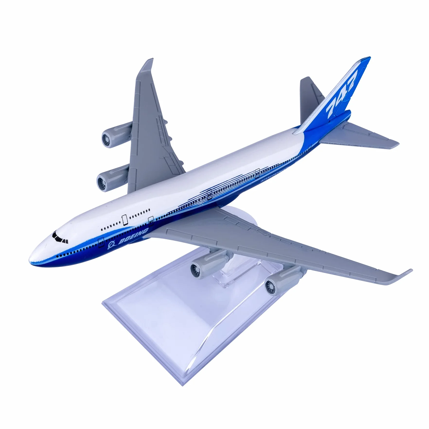Bswath Die-cast 1:400 Boeing 747 Aircraft Metal Model Decoration Gift