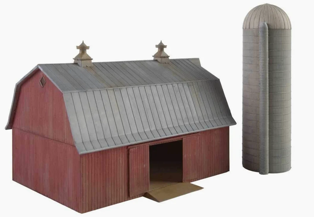 Walthers Cornerstone 933-3892 - Kit per fienile e silo