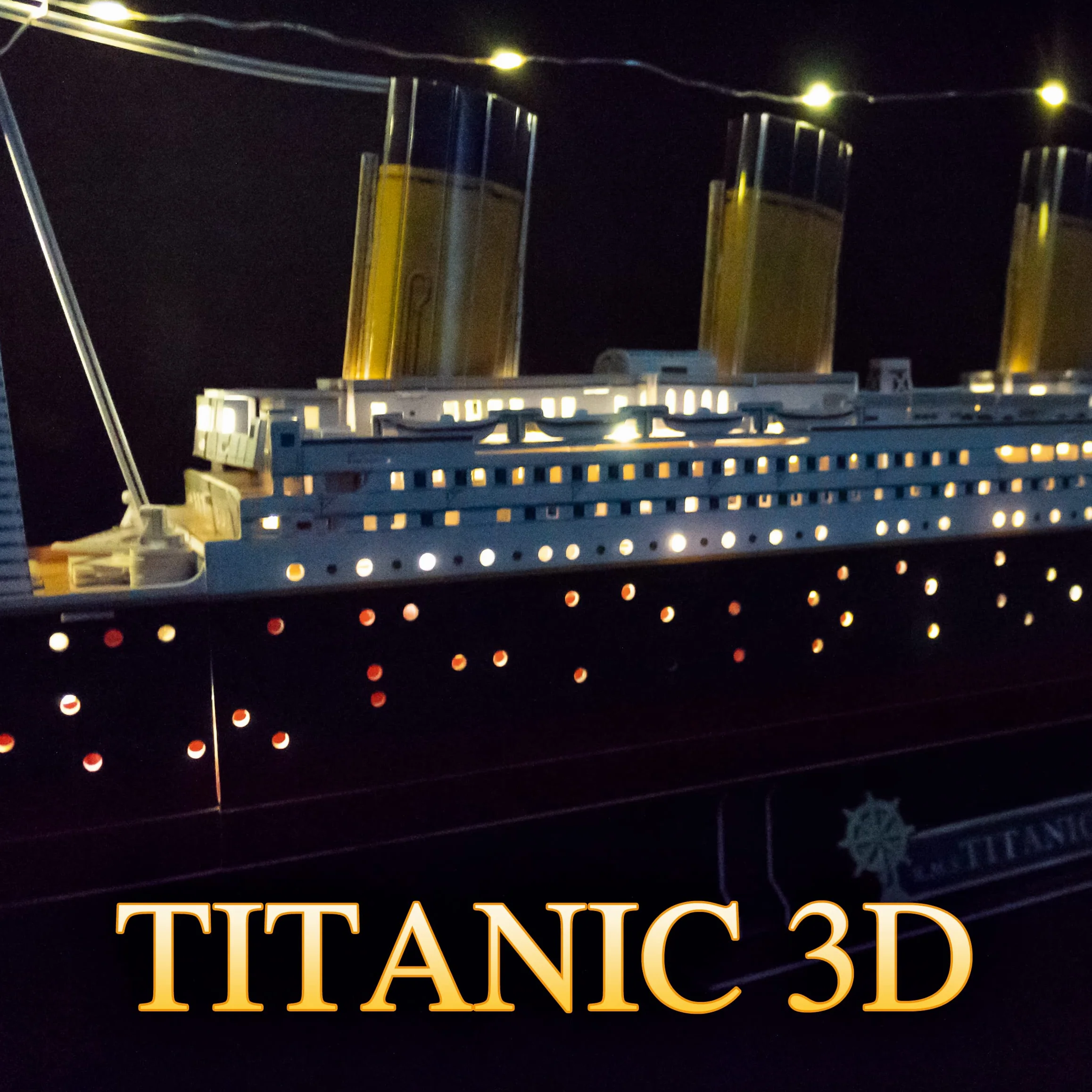 Puzzle 3d - Titanic Modellino Led | Modellismo Da Costruire Adulti E Bambini | Puzzle 3d Bambini E Adulti | Titanic Modellismo Navale | Modellini Da Costruire 328 Pezzi