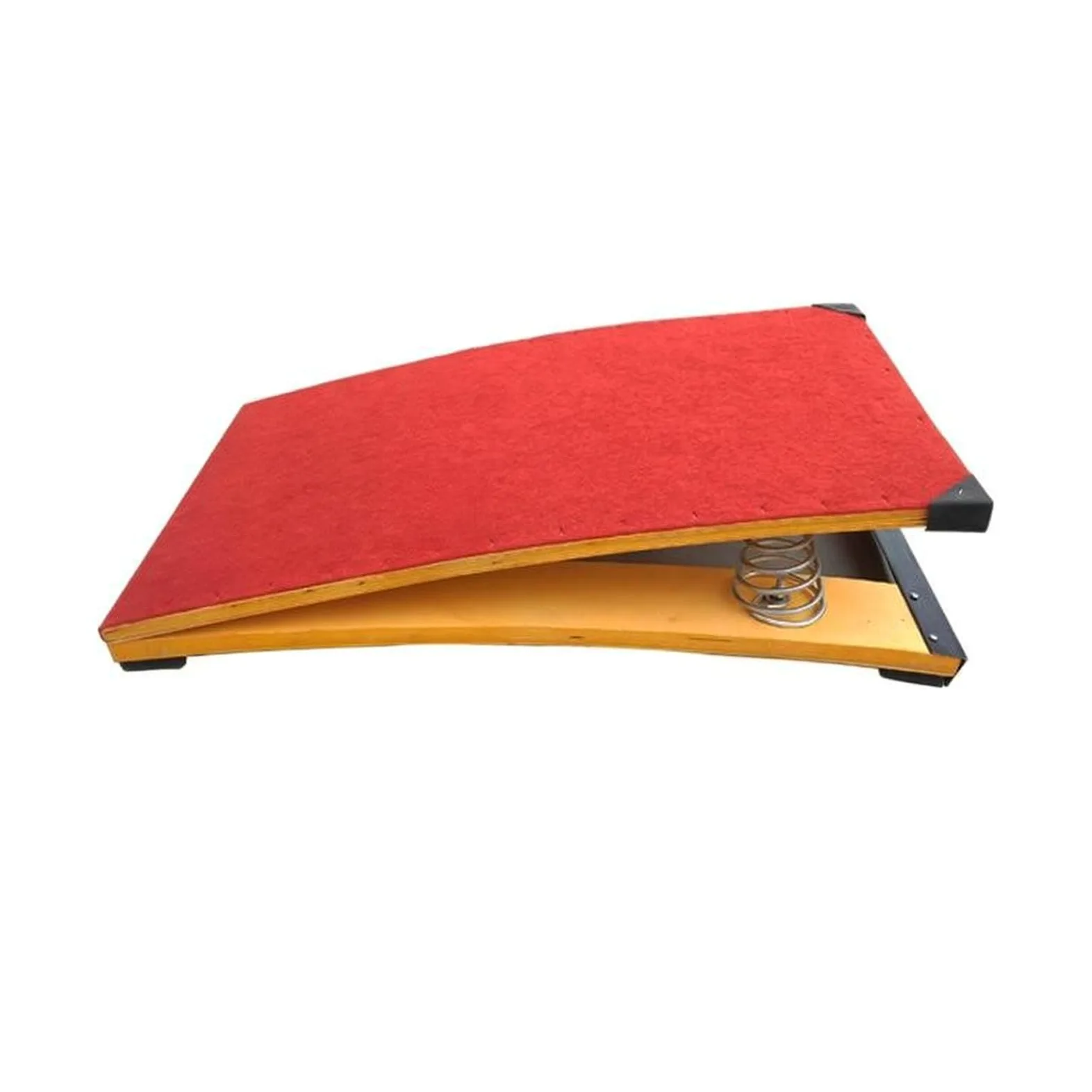 Qianly Trampolino per Bambini Tavola per Salto Pedana per Allenamento Molla Piano Imbottito Rivestito in Tessuto, Tavola Da Salto Per Bambini, Due Molle Standard