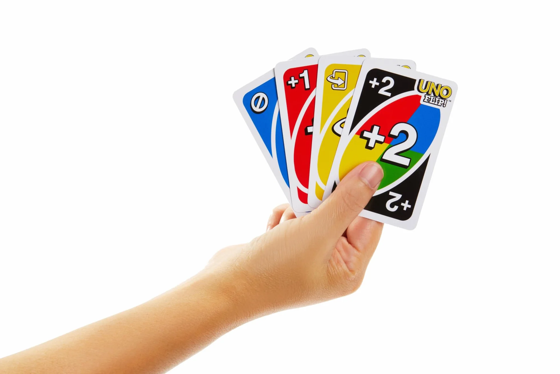 Mattel Games UNO FLIP!, Il mitico gioco di carte per tutta la famiglia in nuova elettrizzante variante, con il mazzo fronte/retro e una carta speciale FLIP, giocattolo per bambini, 7+ anni, GDR44