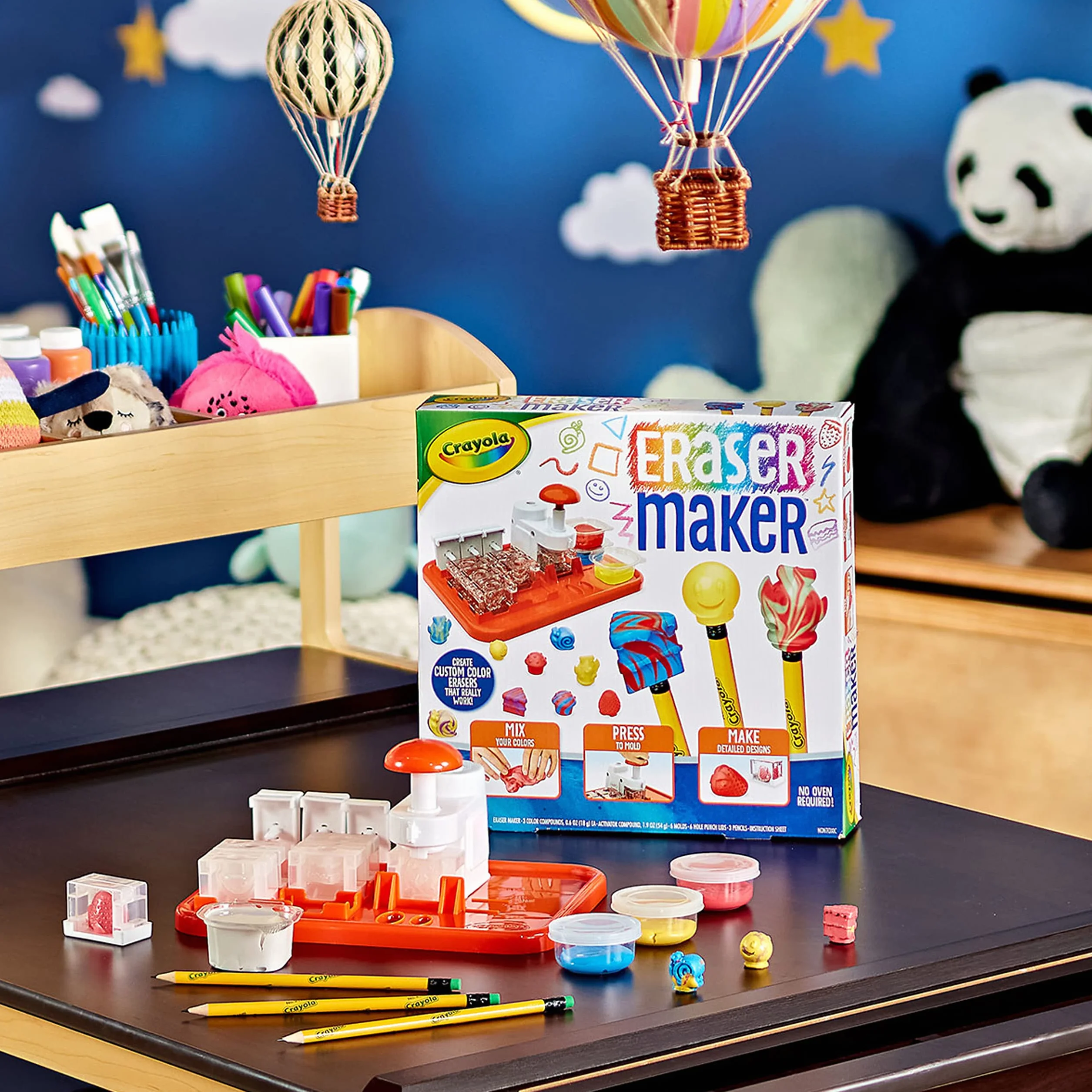 CRAYOLA - Laboratorio delle Gommine, per Creare Gomme Personalizzate, attività Creativa e Idea Regalo, da 6 Anni, 74-7401