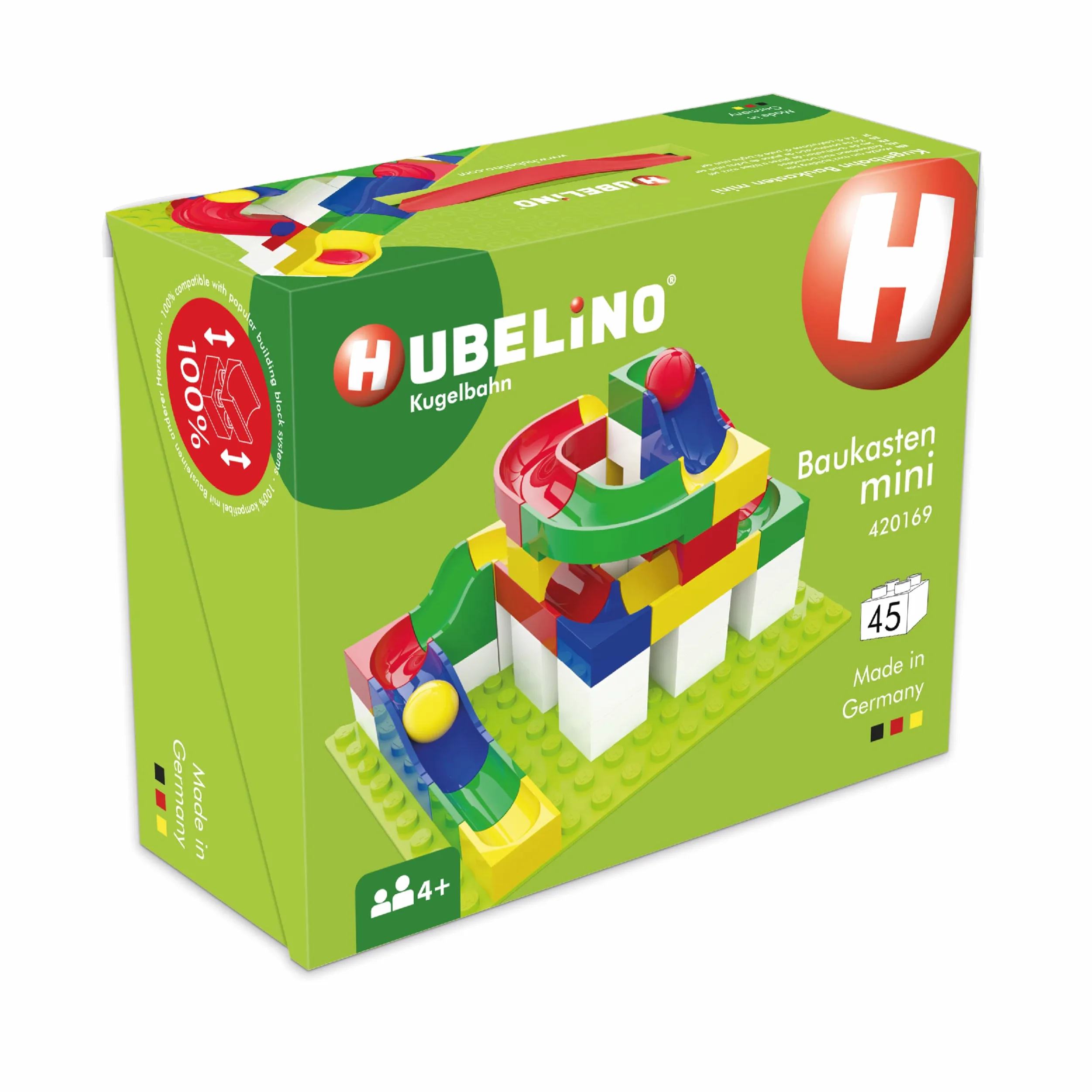 Hubelino- Pista per palloni, 45 Teile, 420169