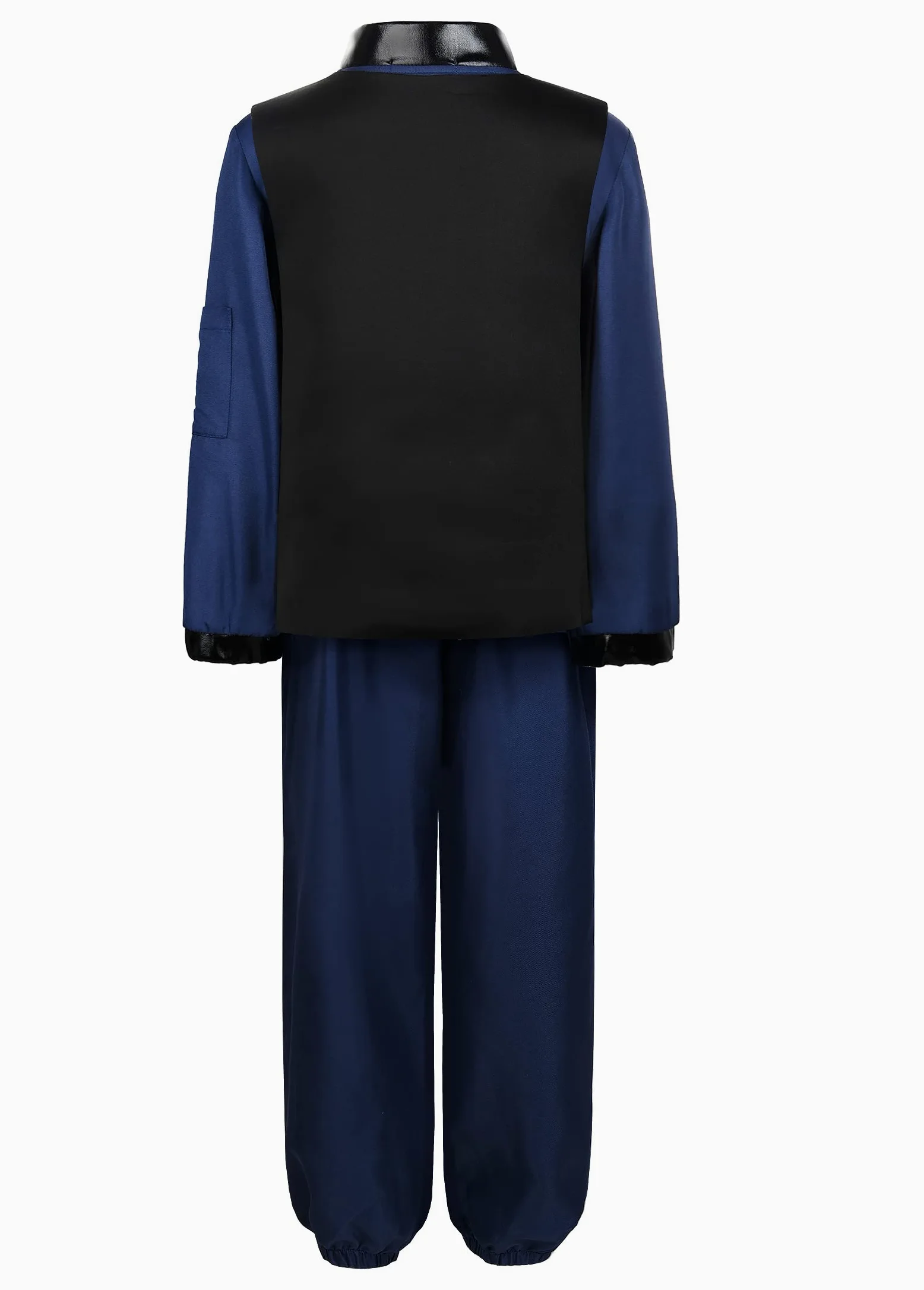 ReliBeauty Costume SWAT Bambino Ragazzo Vestito Carnevale Poliziotto con Passamontagna e Accessori Halloween, 3-12 Anni