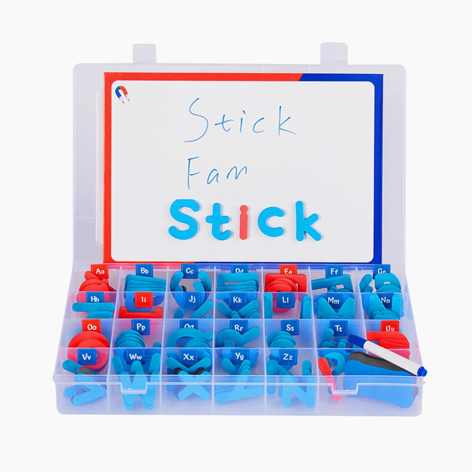 Kit Magnetico – Set Di Lettere | Magnetico per Sala Da Camera, Parti di apprendimento Ortografia Colorate, Educativo | Strumento Di Insegnamento per D