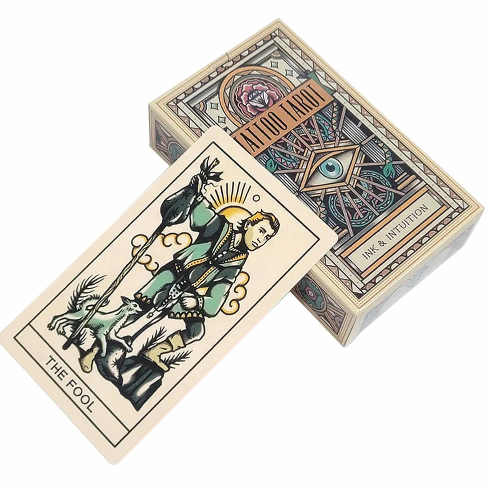 Kiuiom Tarocchi,Carte Tarocchi,Imparare Tarot Deck di Lettura Facile e Veloce,Carte Divinazione Tradizionali Tavolo, per Gioco Festa E Festival