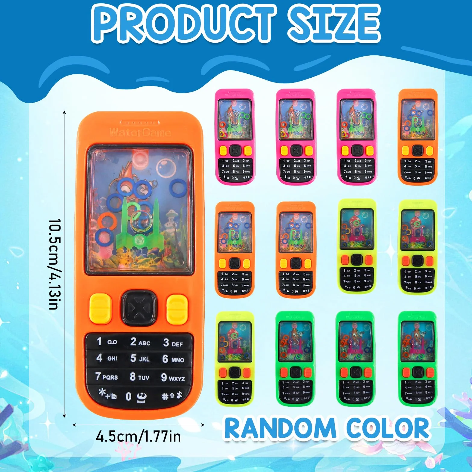 Flipper ad Acqua,12 Pezzi Gioco Anelli D'acqua Giocattolo,Mini Flipper ad Acqua per Ragazze e Ragazzi,Gioco da Viaggio,Regalini Compleanno Bambini,Pinata,Riempimento Festa,Piccoli Regali