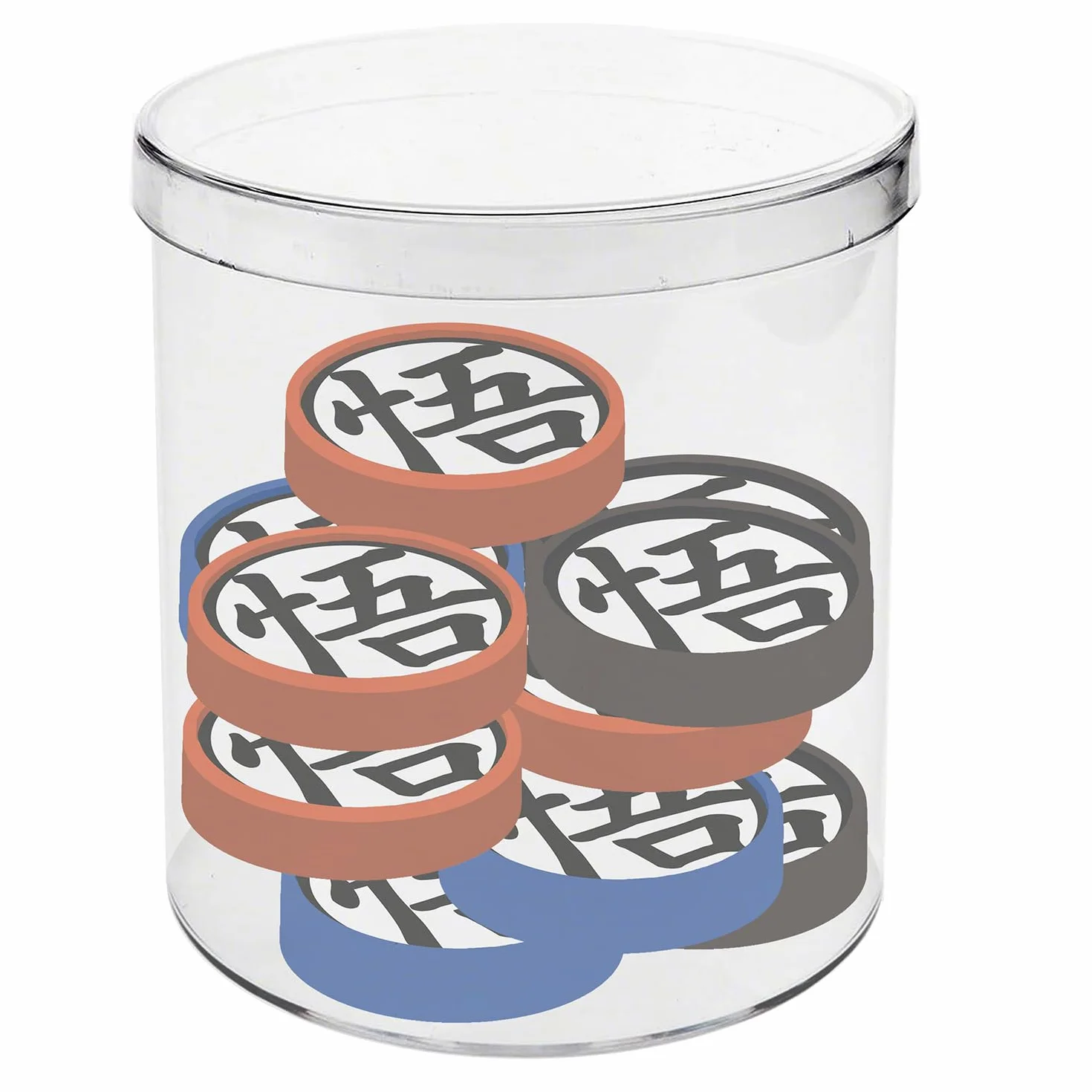 Karactermania Dragon Ball Mix-Cubo con 12 Gomme da Cancellare, Multicolore