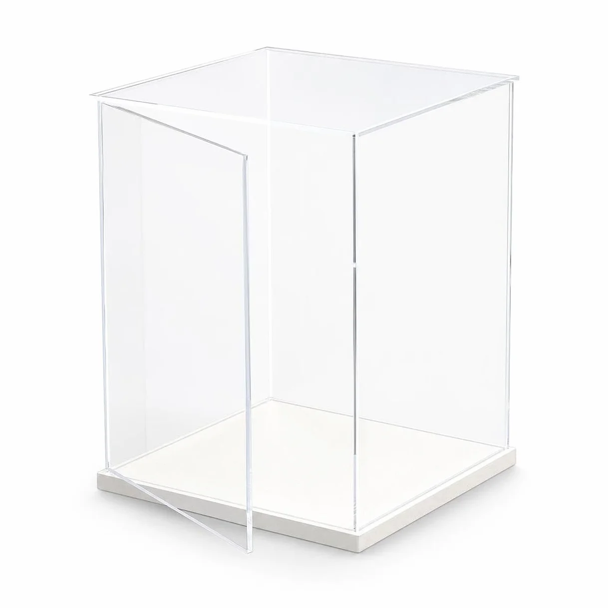 Espositore da Collezione in Acrilico con Antipolvere per Action Figure Modellini Auto E Mattoncini da Costruzione atta per Ripiano E Libreria , Lunghezza Larghezza 50x10cm , Altezza 10cm