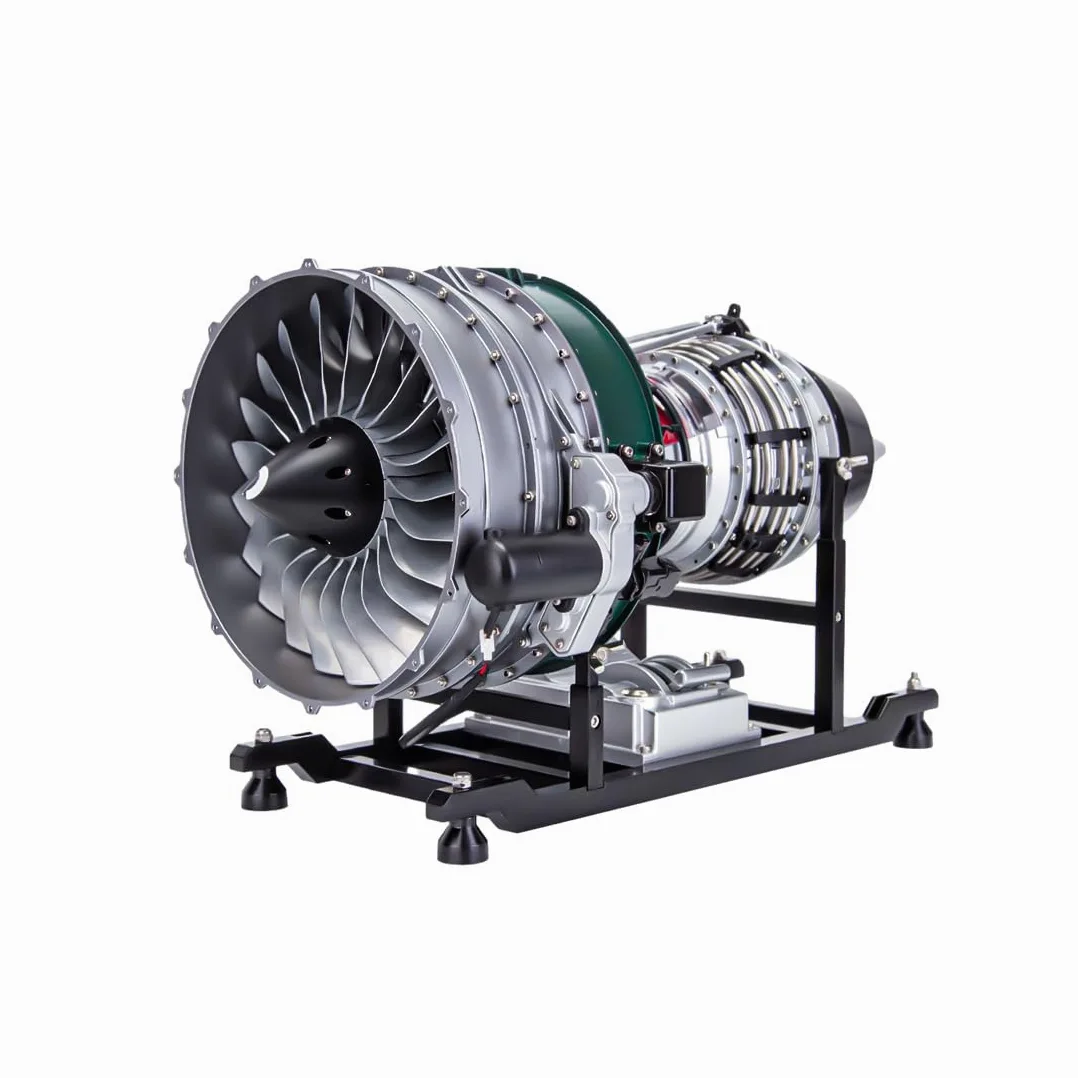 Kit motore a combustione interna 1/10, doppio rotore, assiale, turbofan, modellino aereo, motore per aeromobili, 1000 pezzi, regalo fai da te per Natale 2024