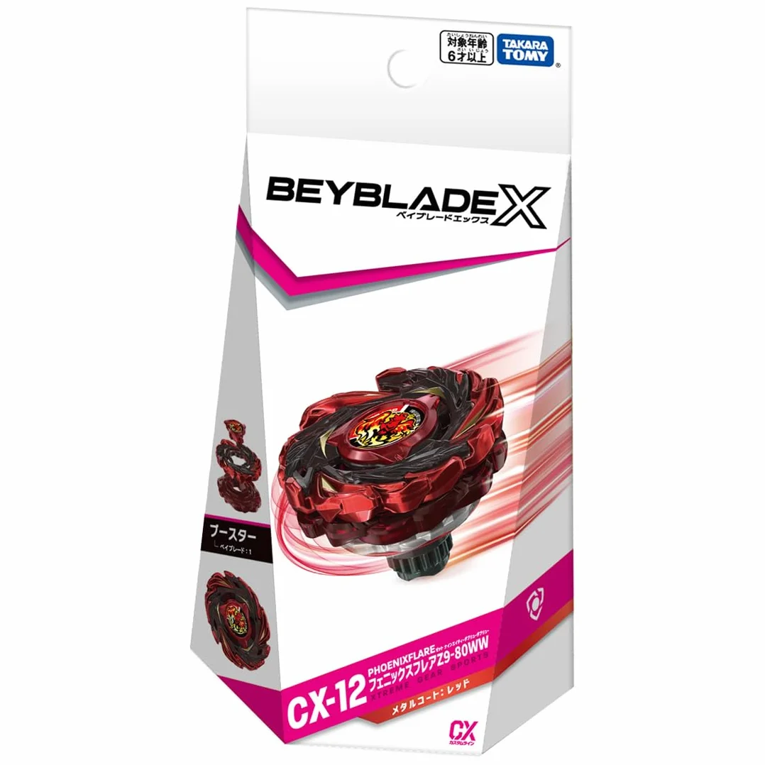 Takara Tommy Beyblade X CX-12 Booster Phoenix Flare Z9-80WW