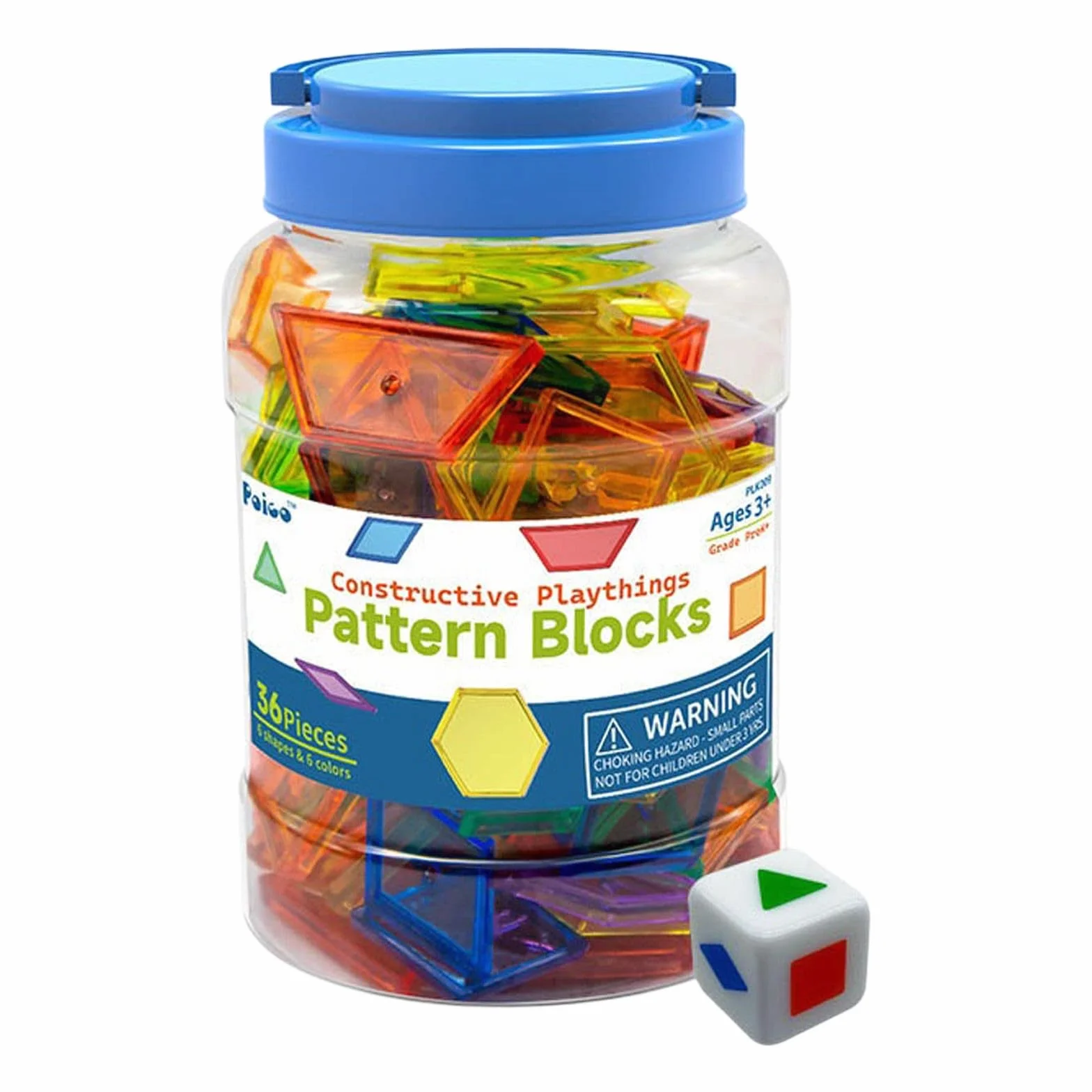 140 pezzi modelli traslucidi per manipolatori da tavolo luminosi accessori forme geometriche per primi giochi educativi (trasparente, 17 x 11 x 11 cm)