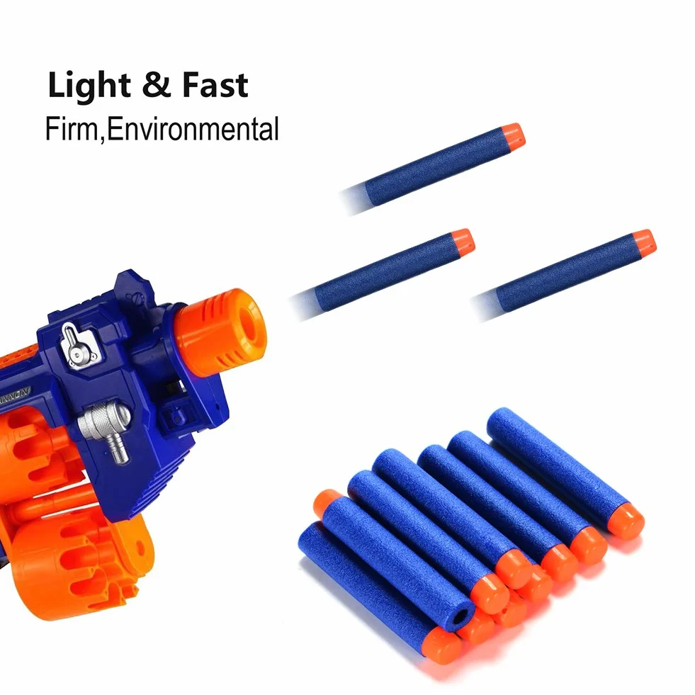 NIWWIN 100Pcs Dart Nachfüll-Pack für NERF N-Strike Elite Blaster ELITE Waffen