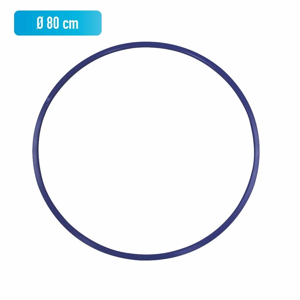 Grevinga - Cerchi da ginnastica, Hula-Hoop con diametro da 80 cm, colore: blu