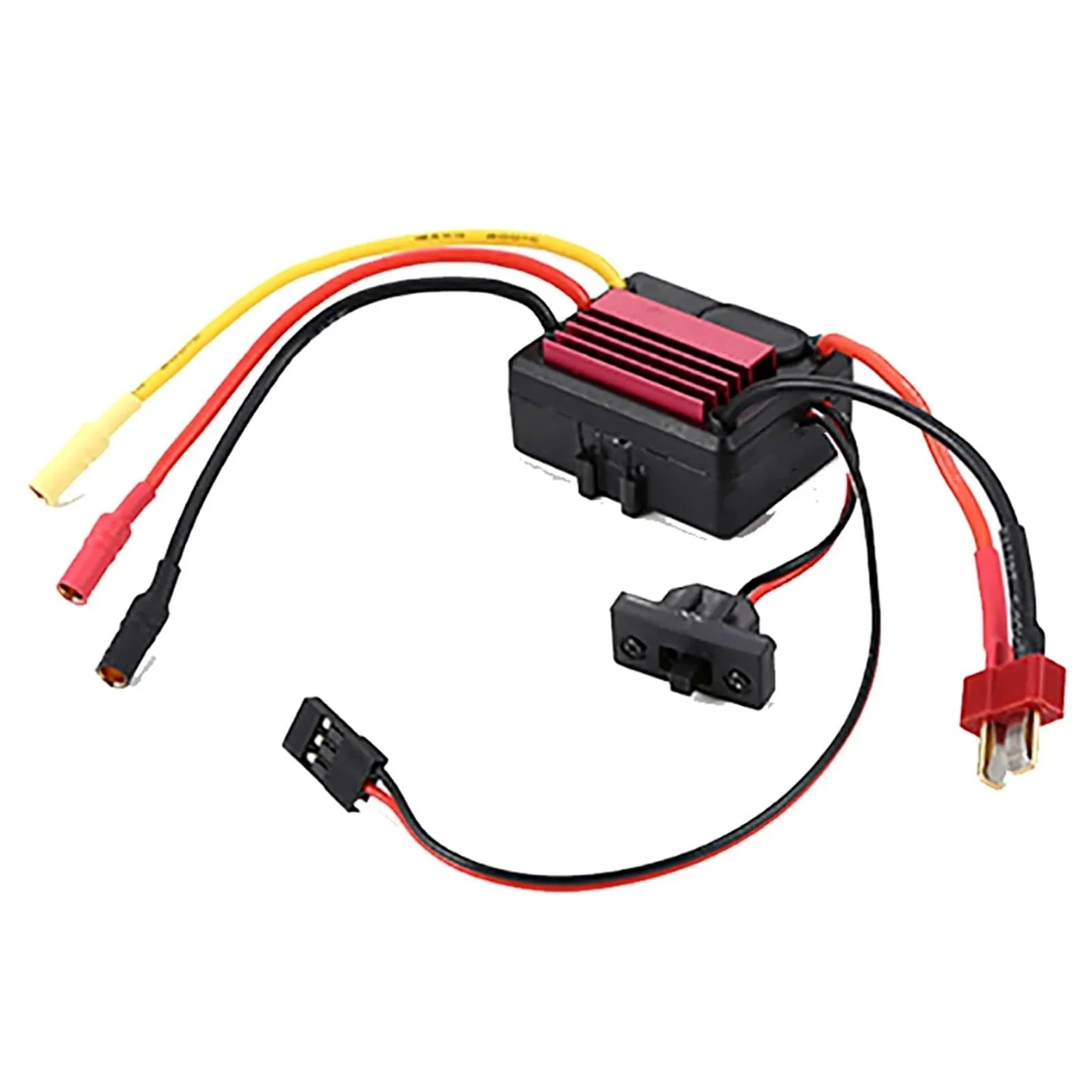 Per 1/14 1/16 1/18 Impermeabile 35A 2-3 S Brushless ESC Regolatore Velocità Elettrico 5 V/2A BEC RC Auto 2838 2845 Motore Modificato Camion Veicolo ESC RC