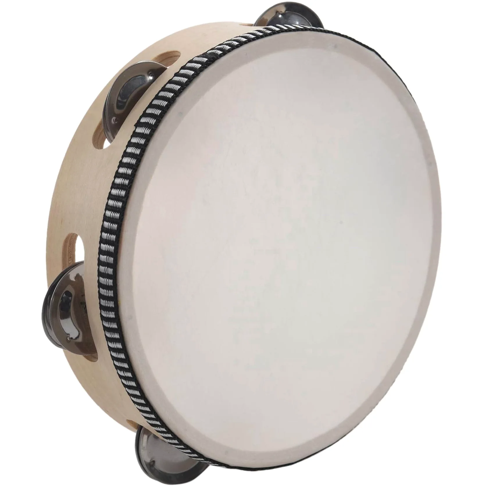 10X Tamburello Musicale da 7 Pollici con Percussione Rotonda per Partito KTV