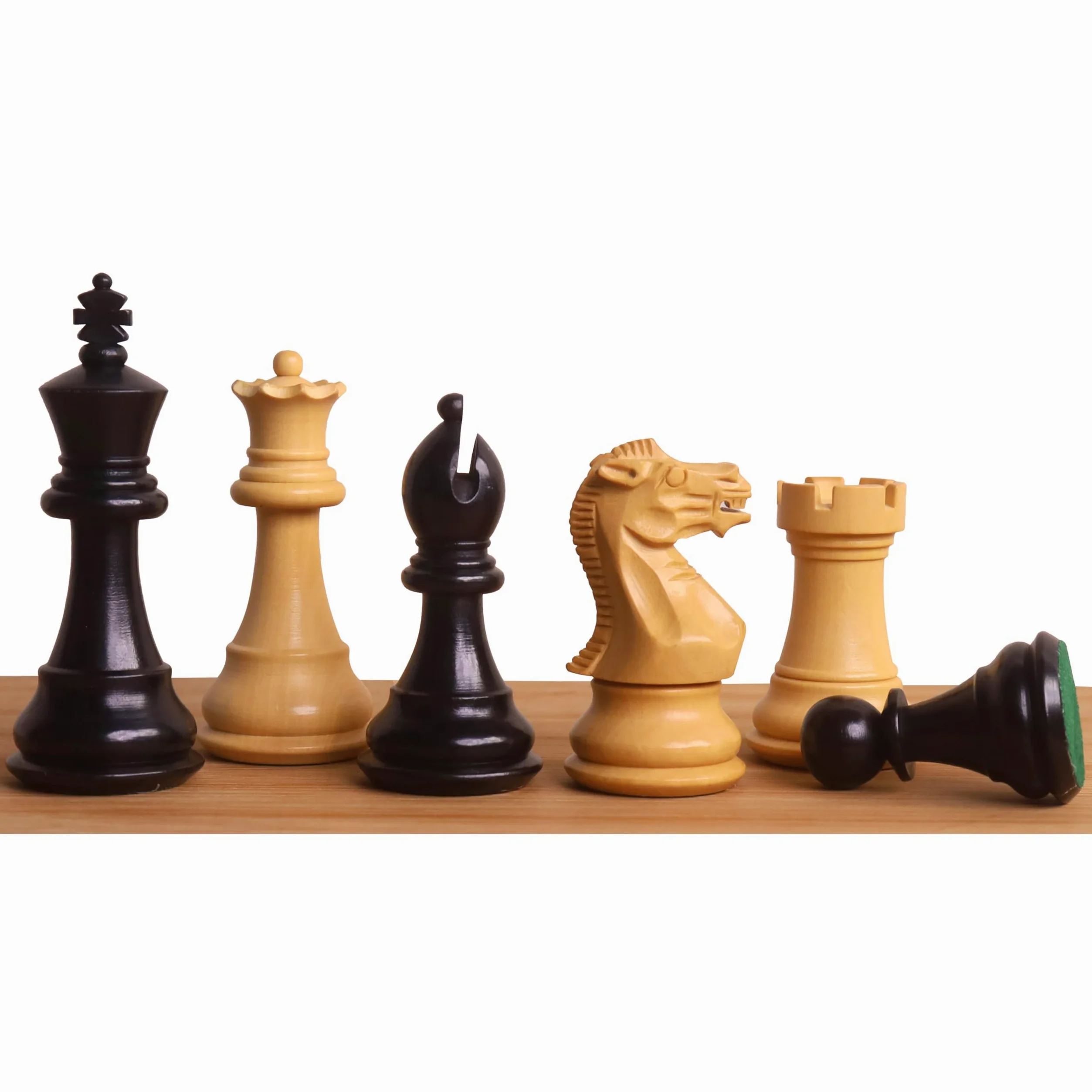 Royal Chess Mall- Set di scacchi da viaggio magnetico della serie Premier da 16 pollici- Scacchiera in legno di ebano e acero con pezzi in bosso ebanizzato
