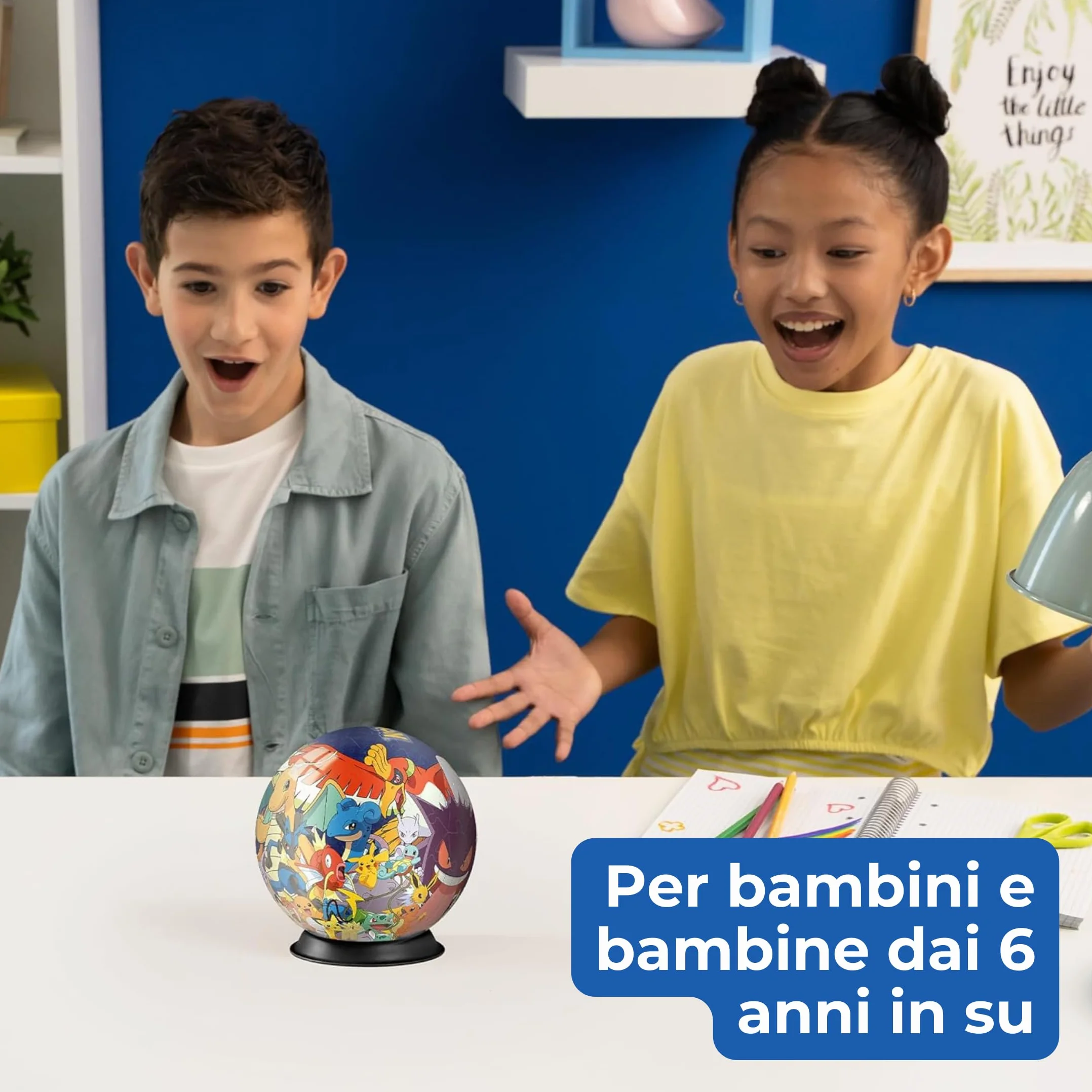 Ravensburger - Puzzle 3d Night Lamp Pokemon Led | Puzzle 3d Bambini 6 Anni O Più | Pokeball Pokemon | Modellismo Da Costruire Bambini Di 74 Pezzi | Regalo Bambino 6 Anni