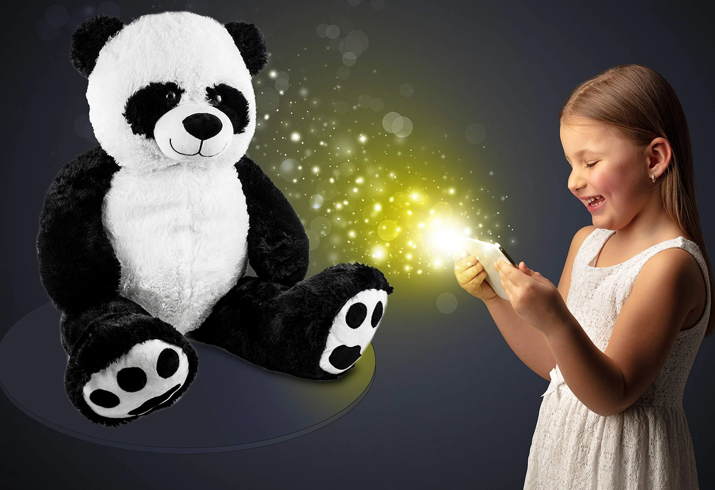 Brubaker panda di peluche orsacchiotto altezza 100 cm