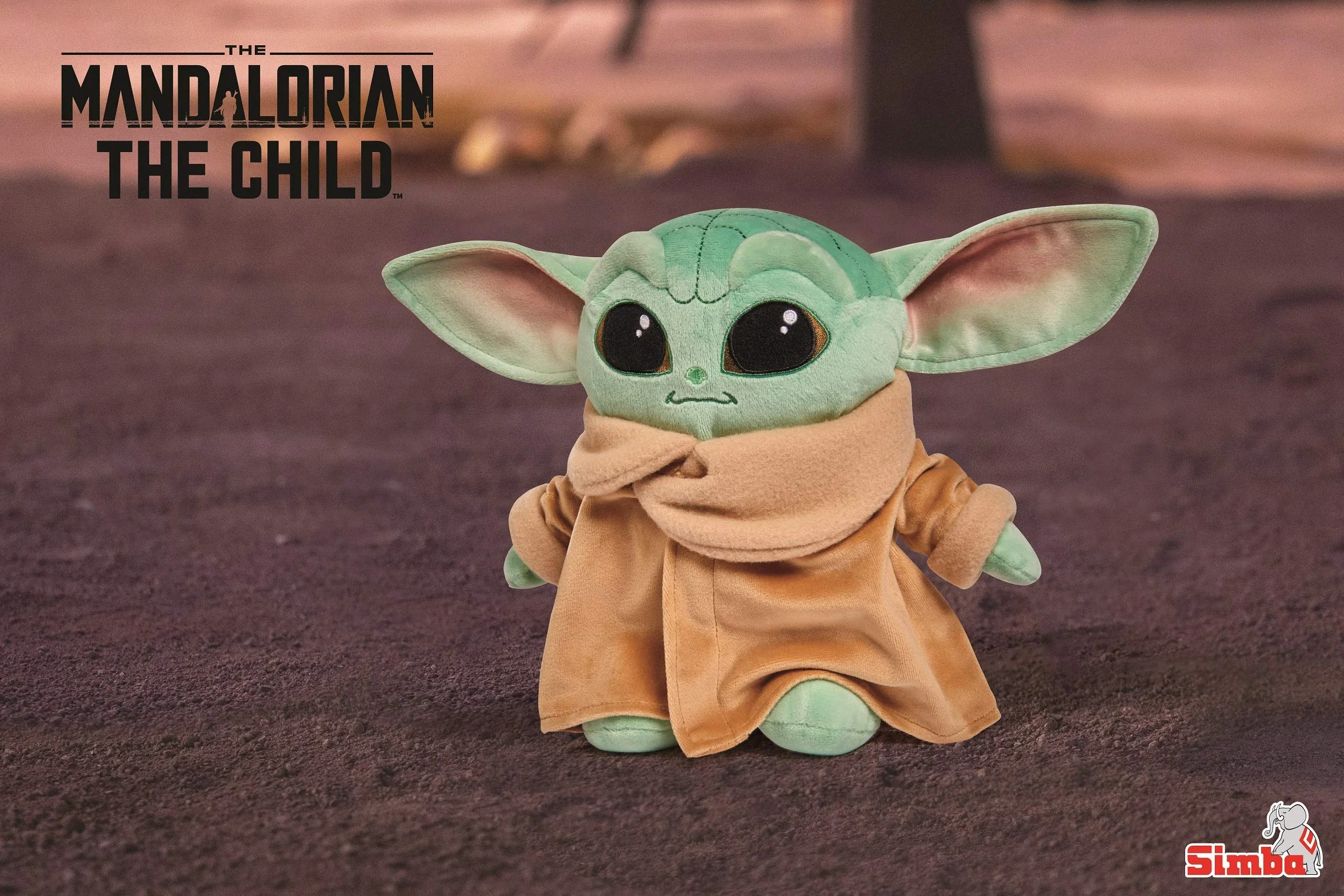 Simba Disney Star Wars Mandalorian 6315875778, Da 0 Mesi, Peluche The Child Baby Yoda, Marrone, 25 cm