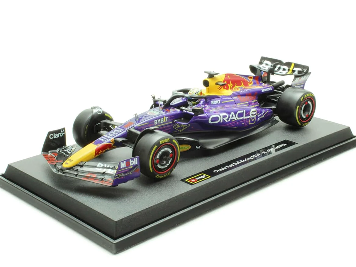 VERSTAPPEN RED BULL RB19#1 Vincitore GP LAS VEGAS Formula 1 F1 - scala 1/18 30cm Modello Auto DieCast Bburago 18-18003V-L