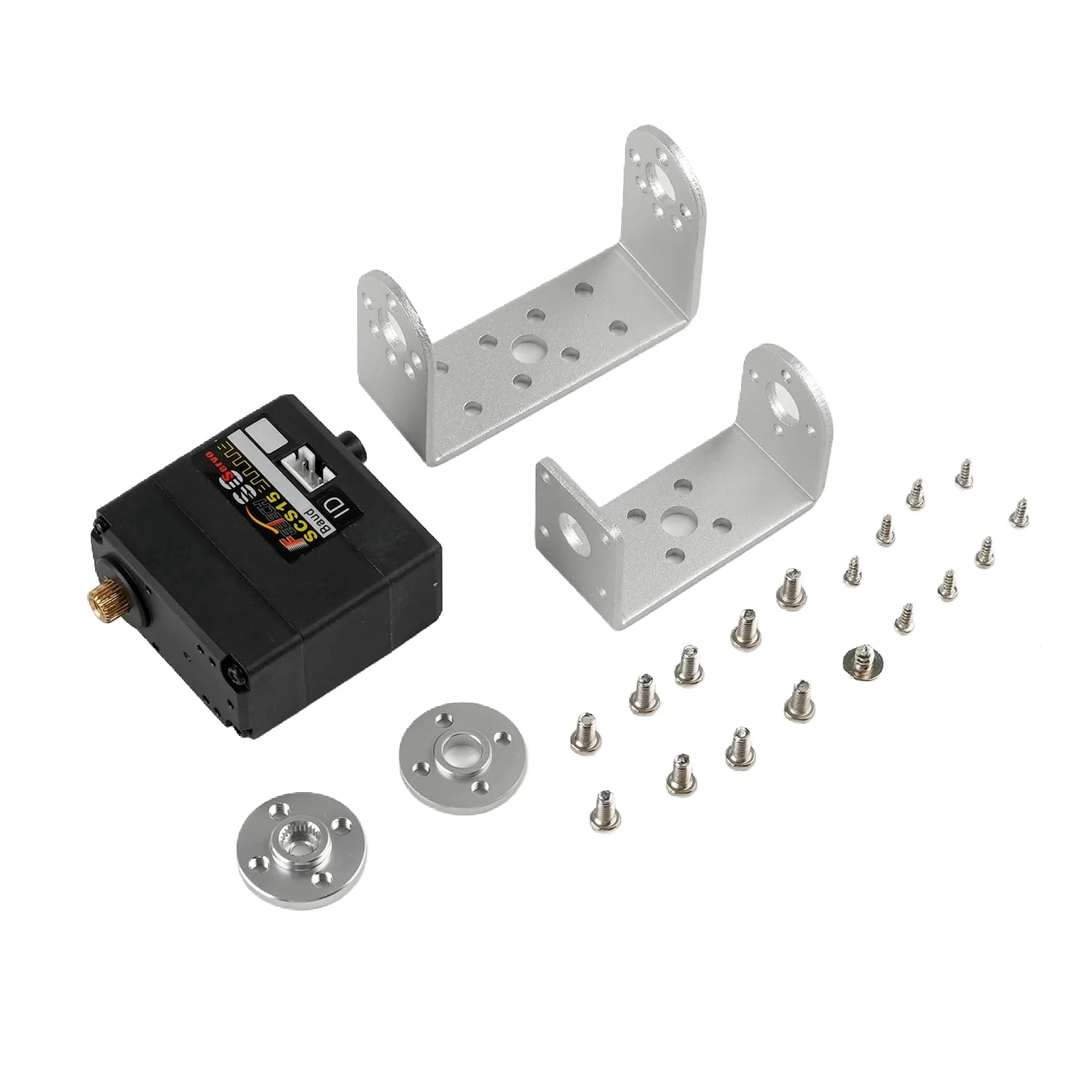 Feetech SCS15 Servo digitale, coppia 15 kg, controllo bus seriale a doppio asse, interfaccia TTL, programmabile a 180 gradi, feedback di posizione, per progetti fai da te di robotica per auto