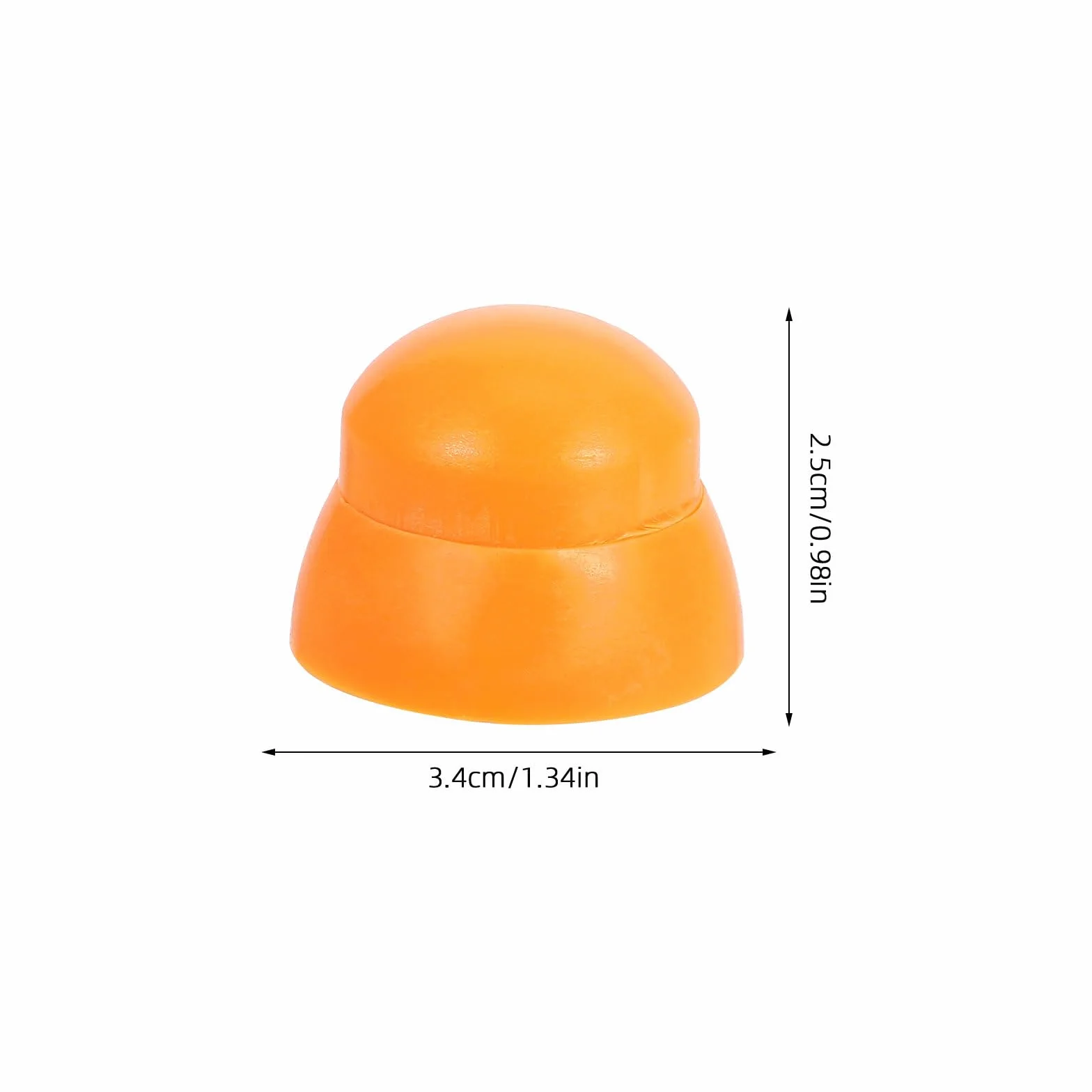 UPKOCH Tappi di Sicurezza per Bulloni Parco Giochi, Copridadi in Plastica Arancione, Set da 10 Pezzi, Protezione Attrezzature Bambini per Scivoli e Altalene All'aperto