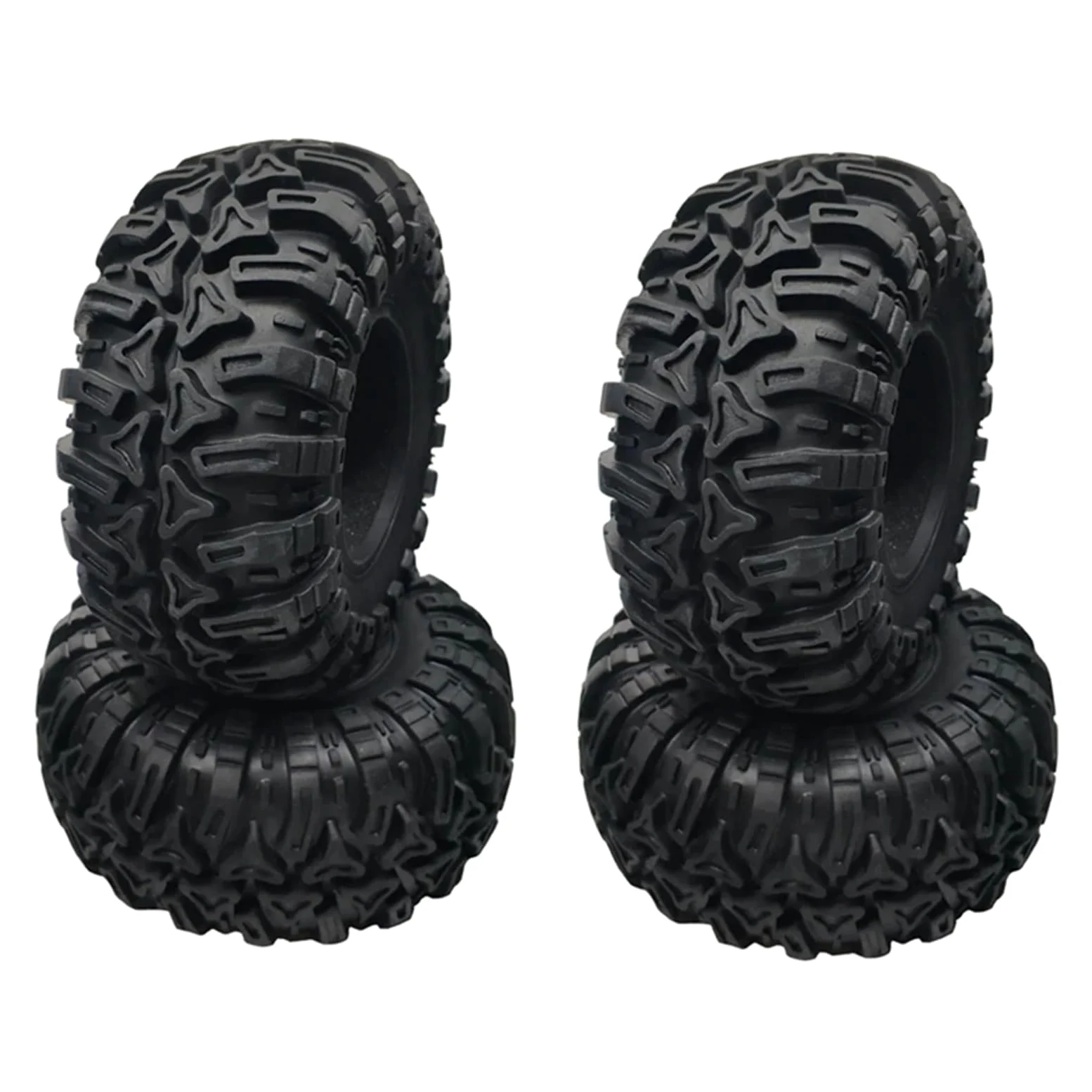Compatibile Con Traxxas TRX4 Per Axial SCX10 Per Wraith RR10 4 Pezzi Pneumatici In Gomma Da 2,2 Pollici 128X60MM Per 1/10 RC Crawler RC Car Ruota