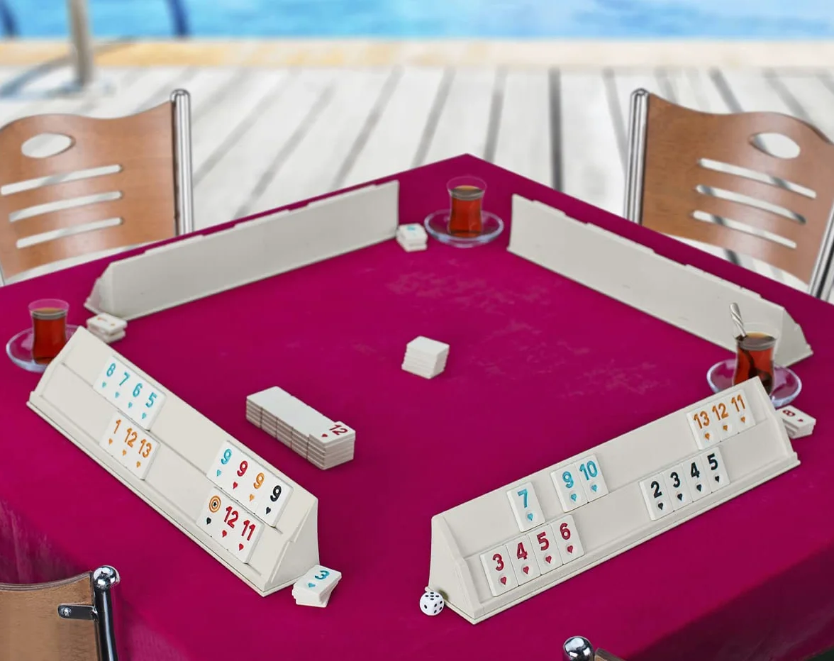 Original Rummy / Okey aus Plastik mit MELAMIN Steine Plastik Okey TAKIMI