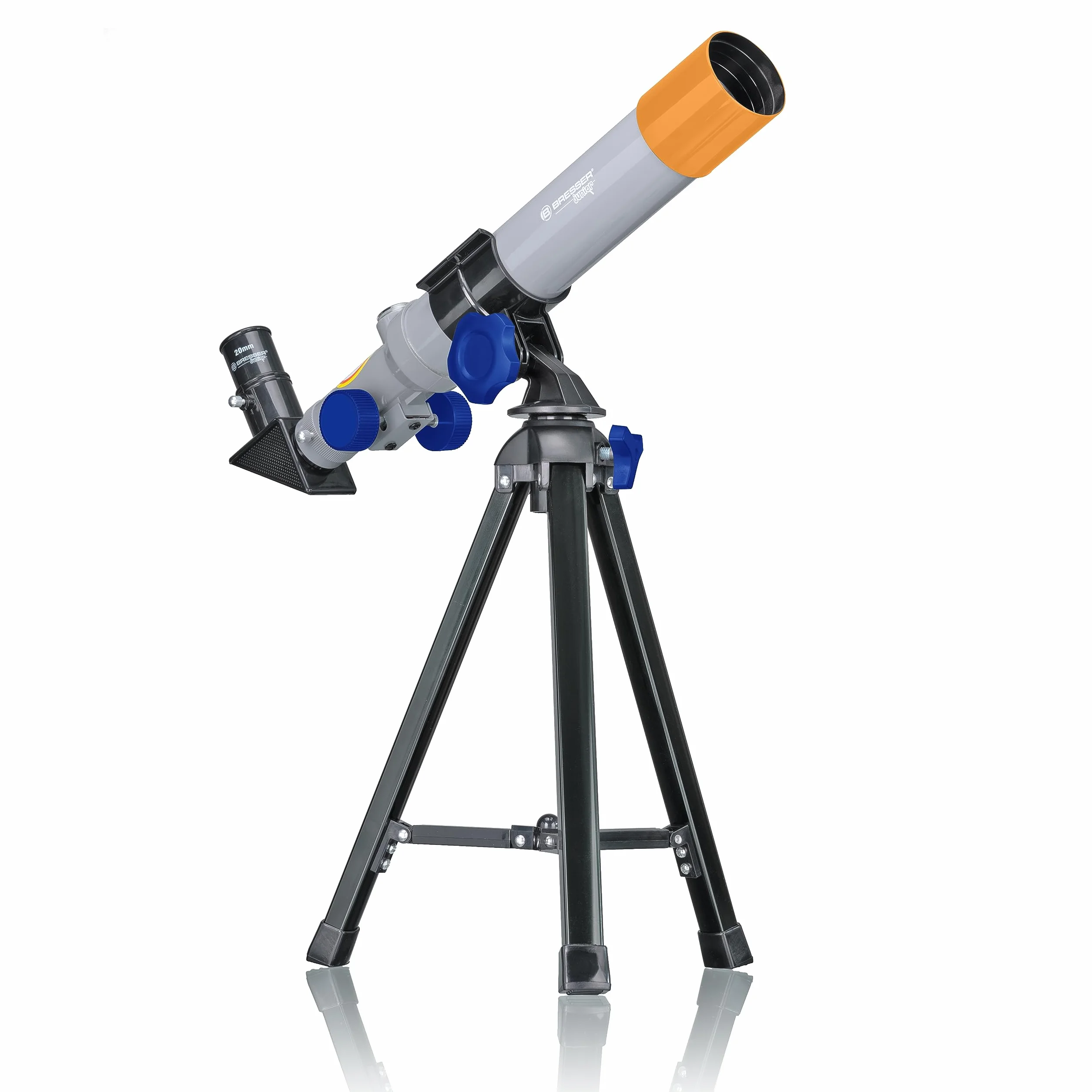 Bresser BR-8840350 Junior Telescopio per Bambini Compatto 40/400 con Supporto da Tavolo per Bambini dagli 8 anni