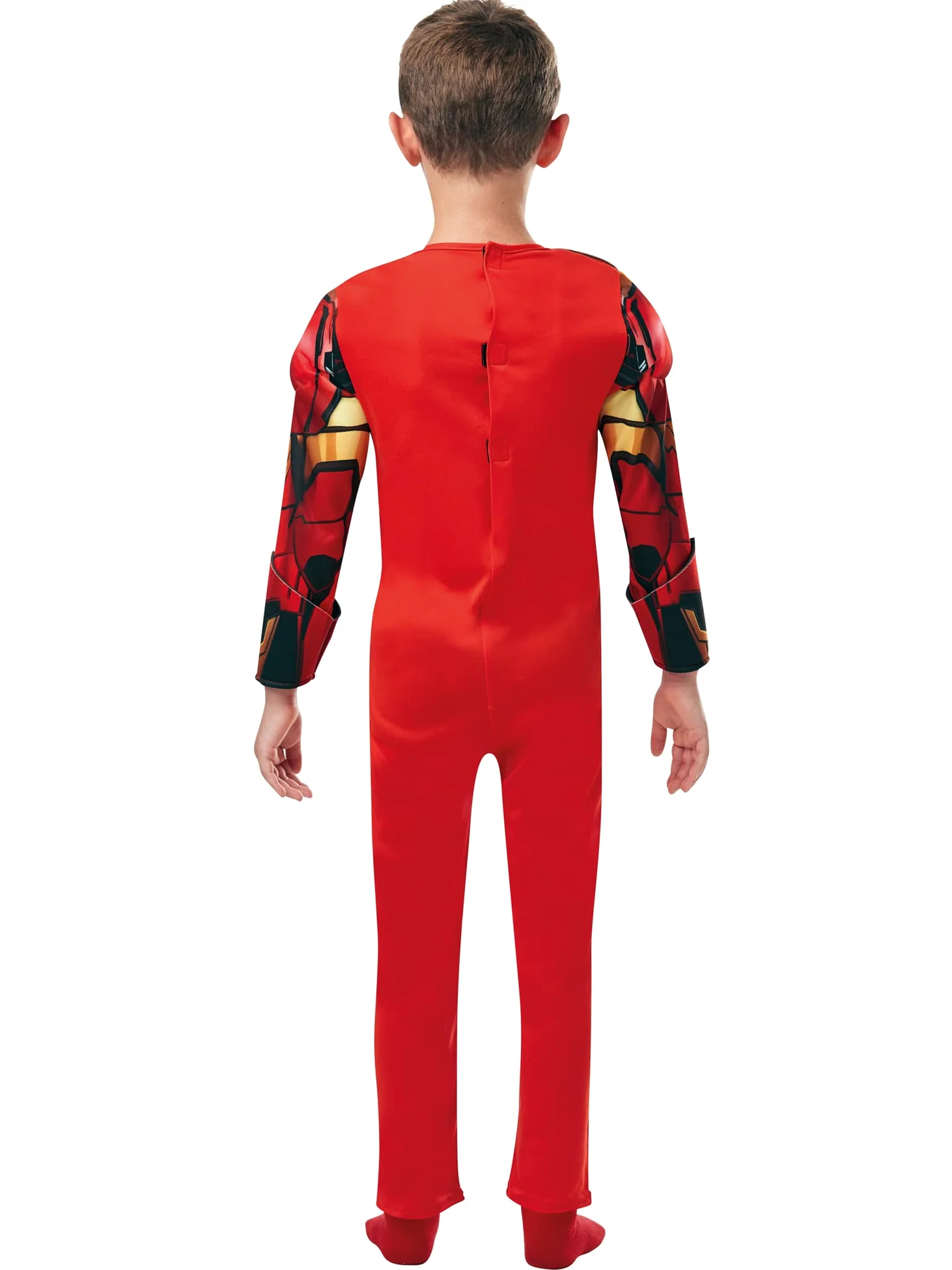 Rubies 640887 Costume ufficiale Marvel Avengers Iron Man Deluxe per bambini, taglia unica (età 9-10 anni, altezza 140 cm) Halloween