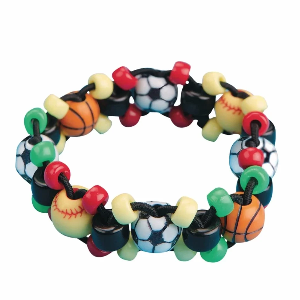 Kit per fai da te per braccialetti con perline, confezione da 12