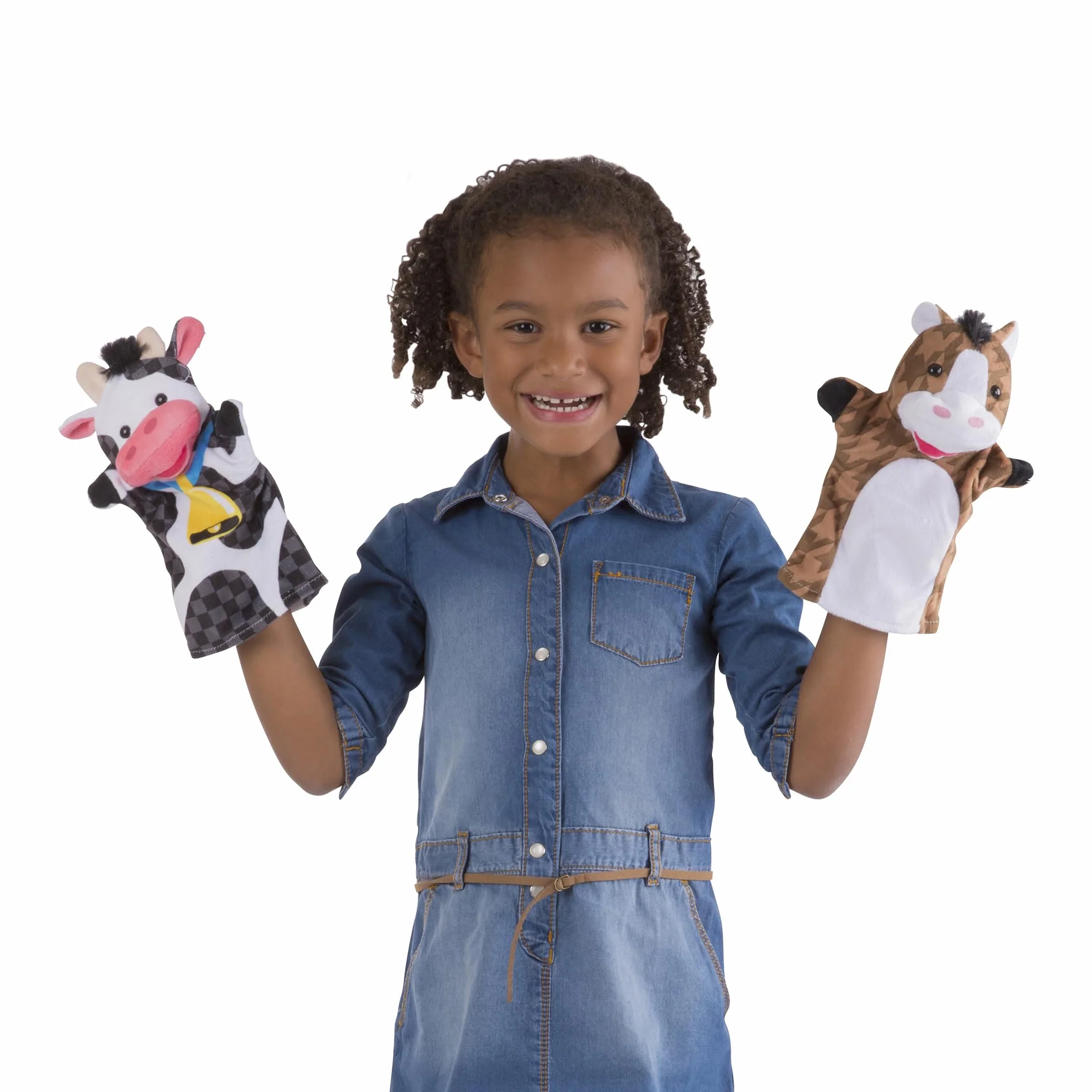 Melissa & Doug Marionette Da Mano Animali Della Fattoria Bambini 2 Anni