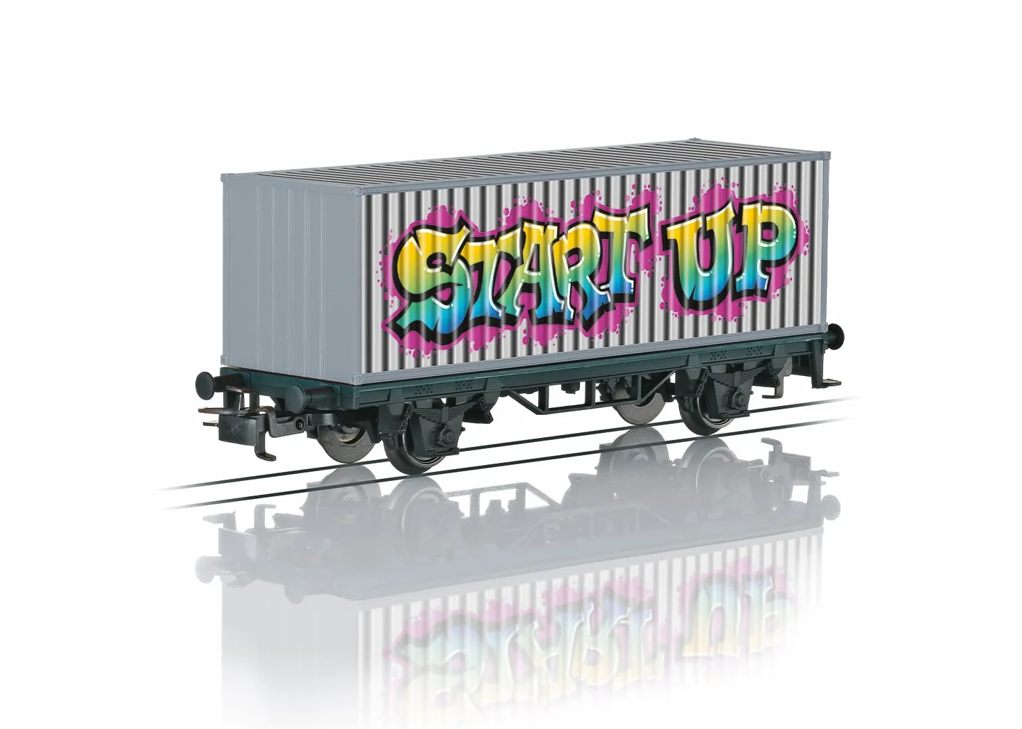 Carrello portacontainer Graffiti Ep.V WS H0