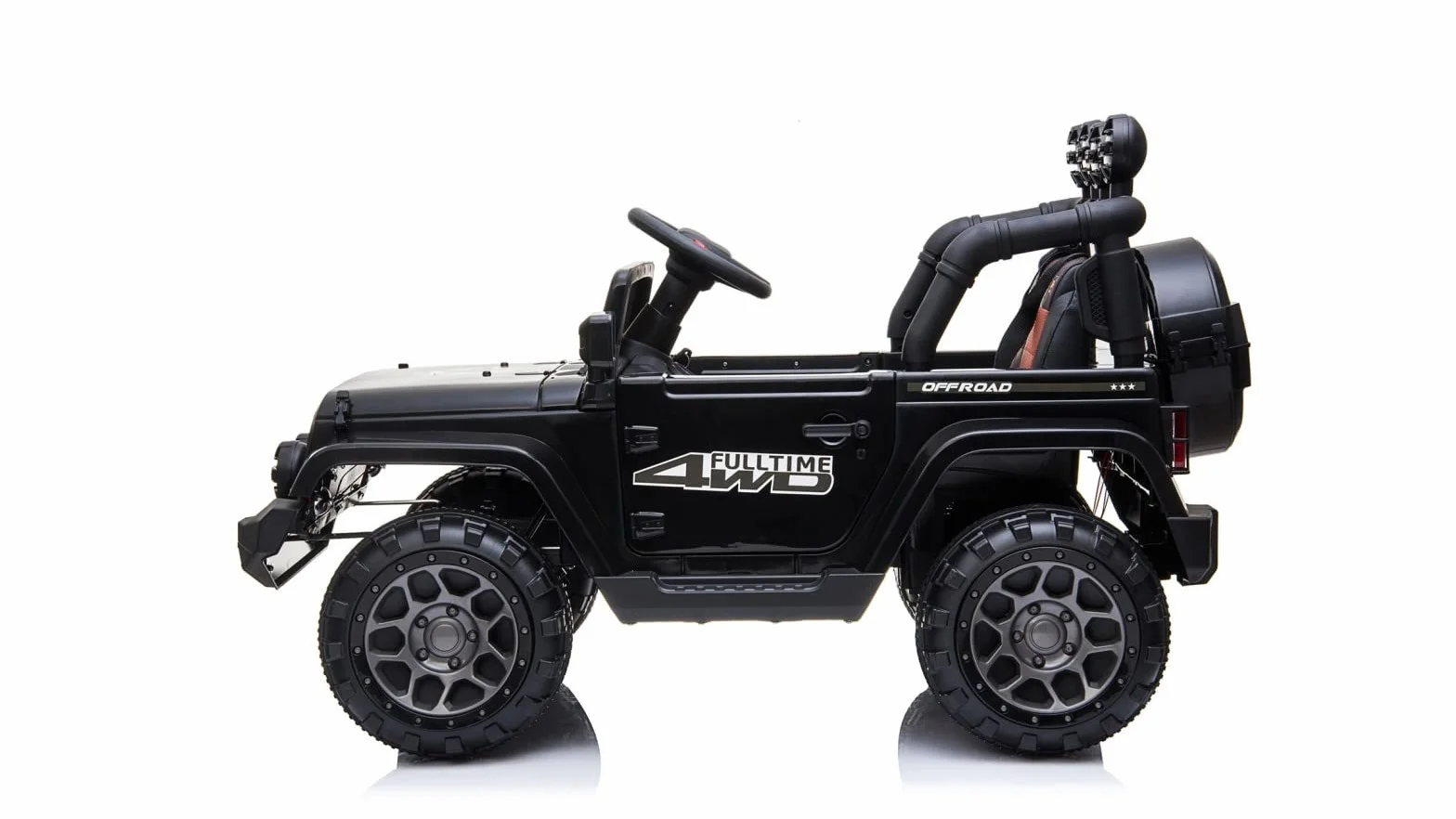 TOYSCAR Macchina Elettrica Per Bambini Fuoristrada Adventure Full Optional TAPPETINI e RUOTE IN GOMMA Auto Elettrica Per Bambini Telecomandata Sedile In Pelle Porte Apribili Doppio Motore12V