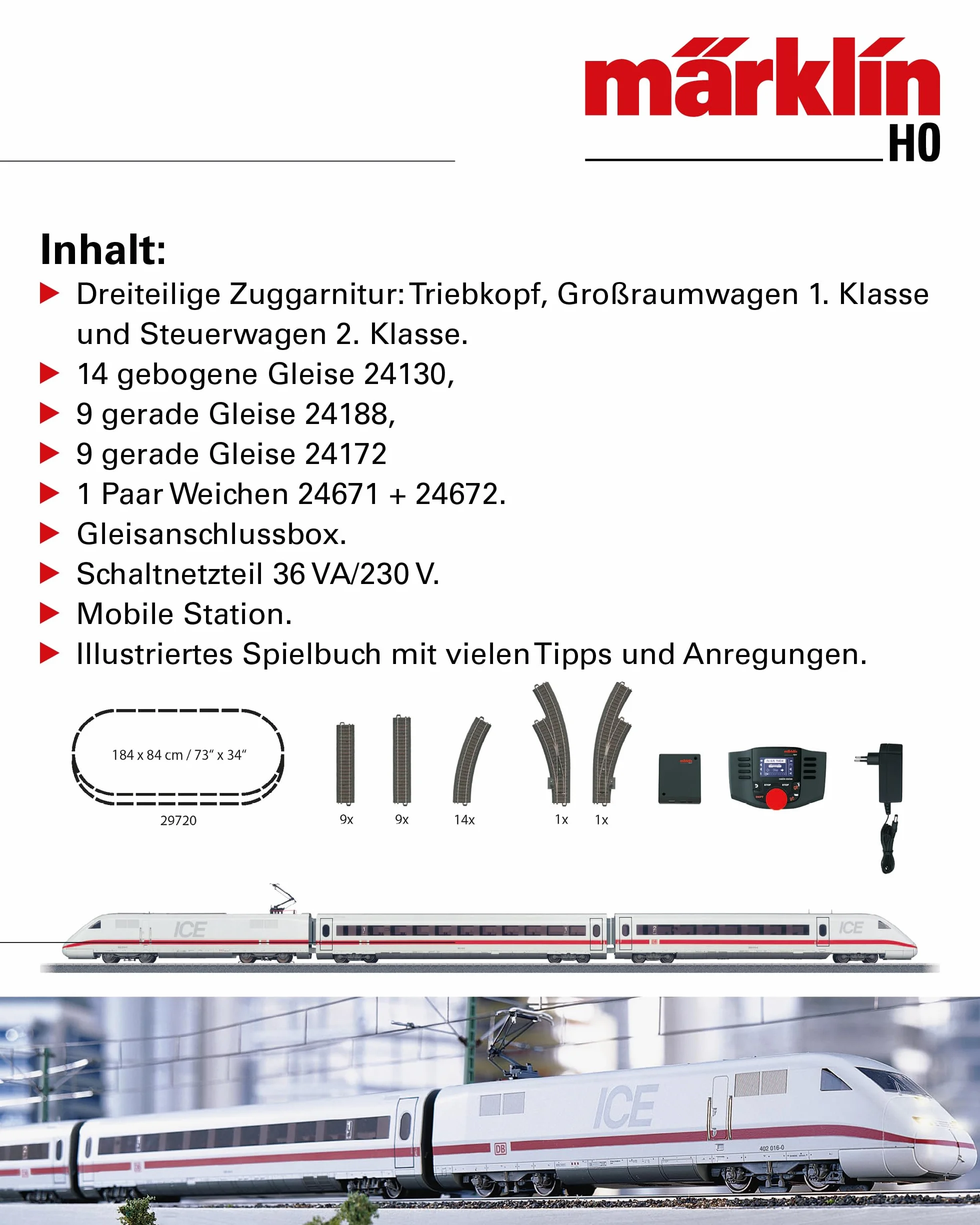Märklin 29792 – Digital di Start Confezione Ice 2 Veicolo