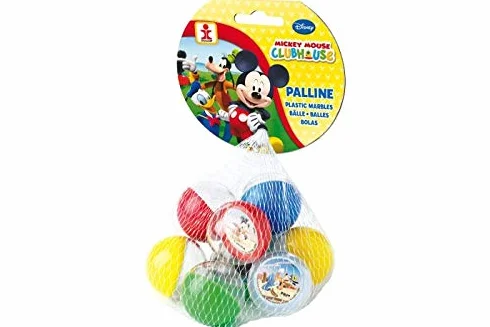 Palline Plastica Dulcop-Biglie Mickey 10palline