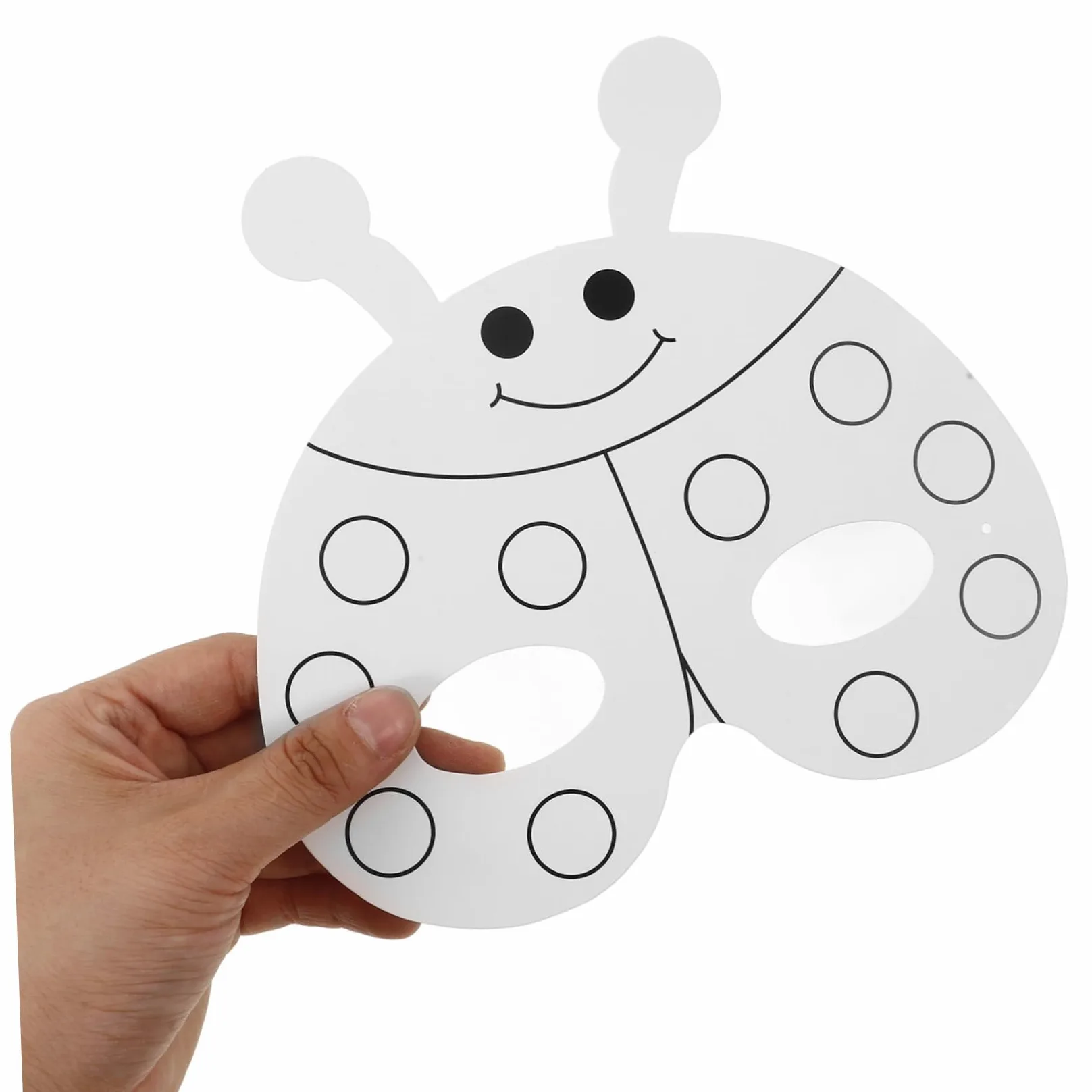 YARNOW Set di Maschere di Carta per Bambini con Pig Mask da Colorare, 24 Pezzi con 12 Pennarelli Acquerello per Maschere di Animali, per Spettacoli Teatrali e Sviluppo Stile Casuale