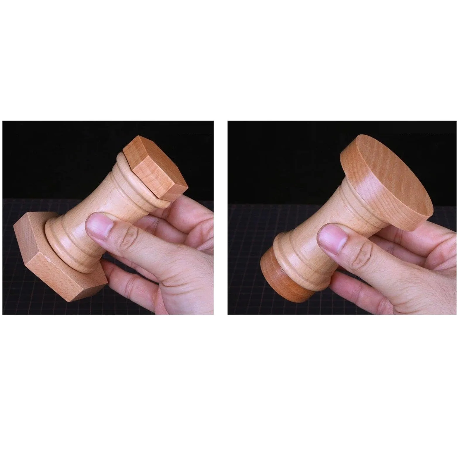 F Fityle Manico in Legno per Pittura in Miniatura, Impugnatura ergonomica per Dettagli Artigianali, Supporto per modellismo e Pittura di Figure in Miniatura da