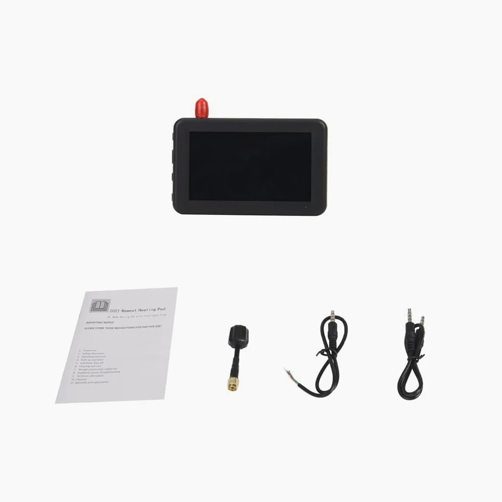Monitor FPV da 3 Pollici 5.8G con Ricevitore VTX da 40CH e Batteria Integrata per Drone RC FPV, Handheld Display
