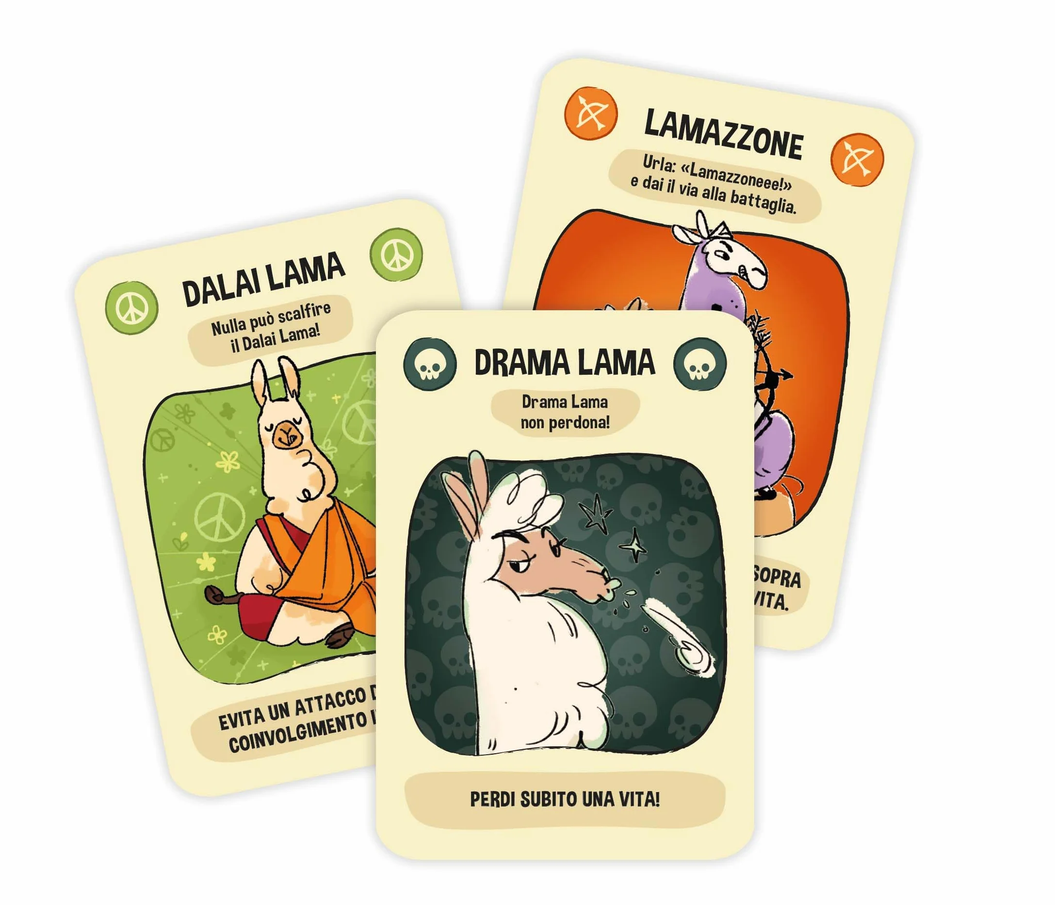 Clementoni Drama Lama Carte Da Gioco Gioco Da Tavolo 10-99 Anni 2-6 Giocatori Italiano Made In Italy