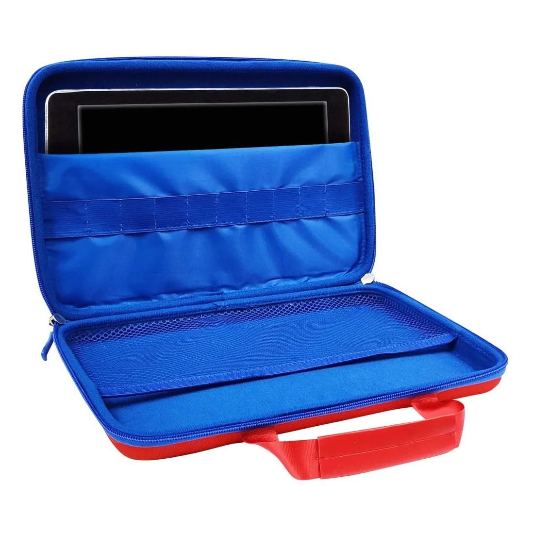 Lexibook, Super Mario, Custodia protettiva per tablet e console per bambini, custodia per il trasporto di tablet per bambini, blu/rosso, MFA50NI