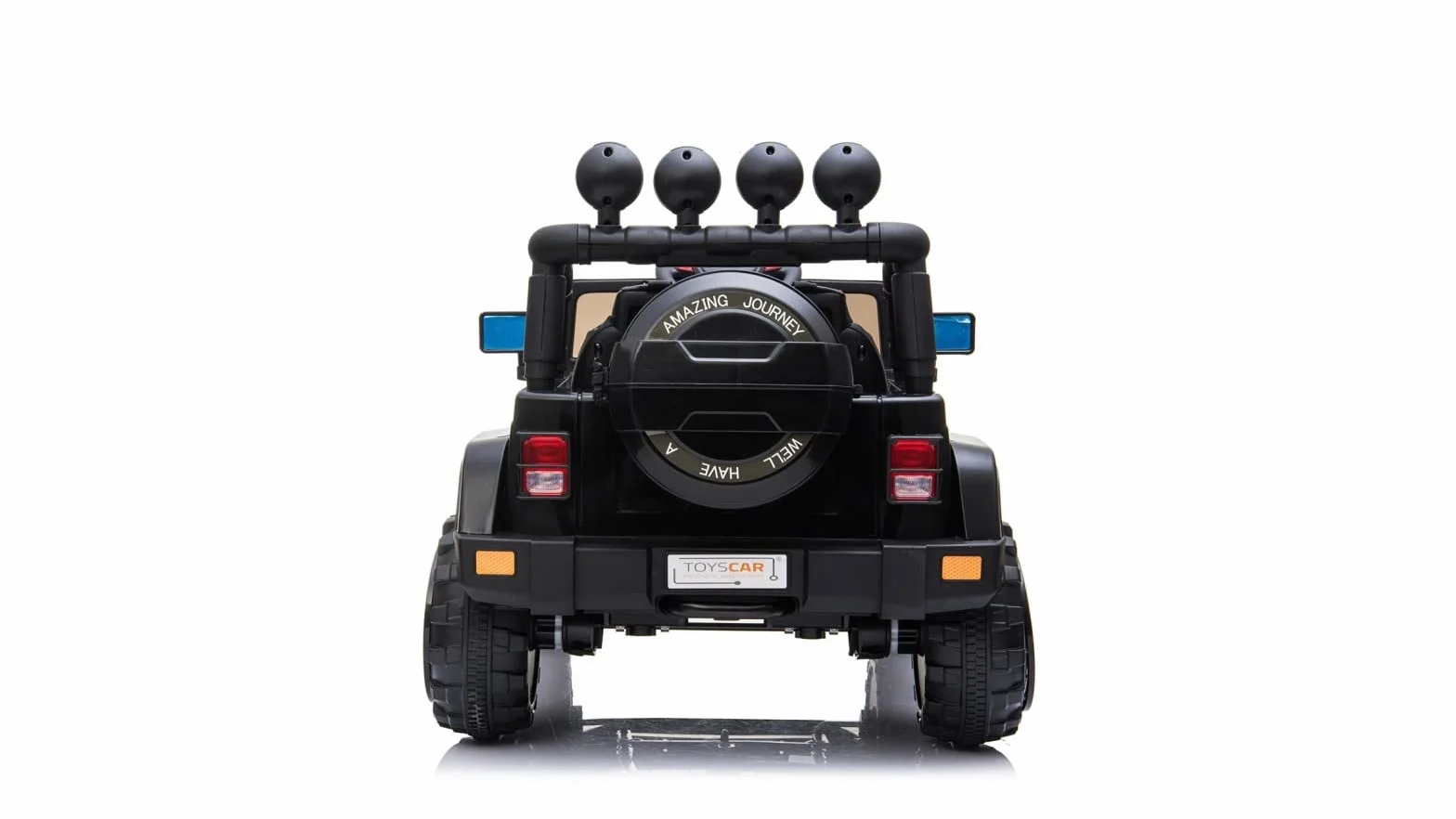 TOYSCAR Macchina Elettrica Per Bambini Fuoristrada Adventure Full Optional TAPPETINI e RUOTE IN GOMMA Auto Elettrica Per Bambini Telecomandata Sedile In Pelle Porte Apribili Doppio Motore12V